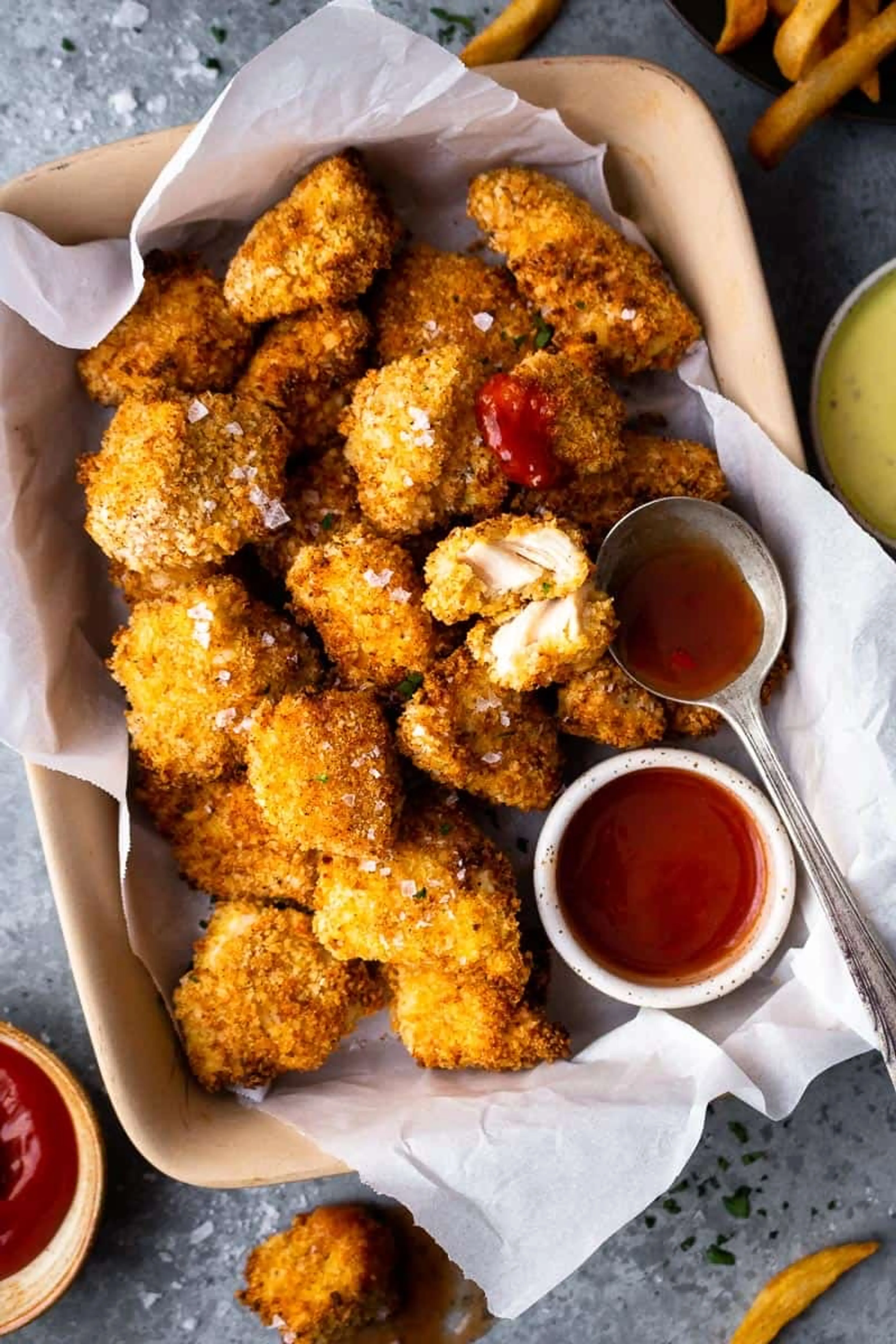 Homemade Crispy Air Fryer Chicken Nuggets