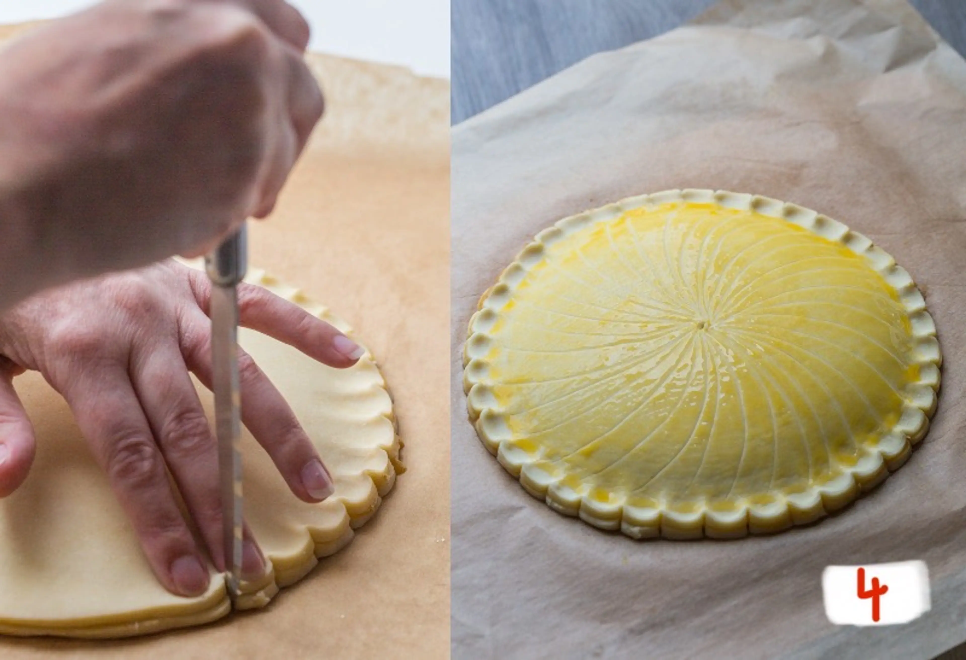 Galette des rois à la frangipane