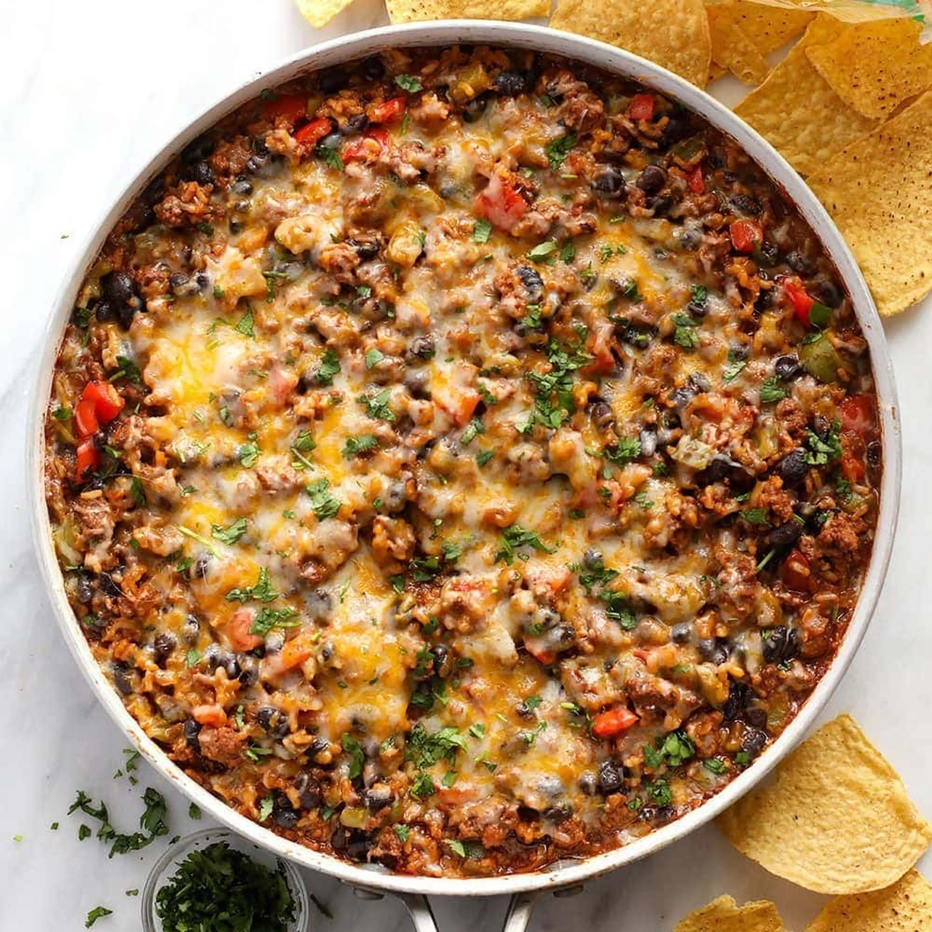 Mexican Ground Beef Skillet