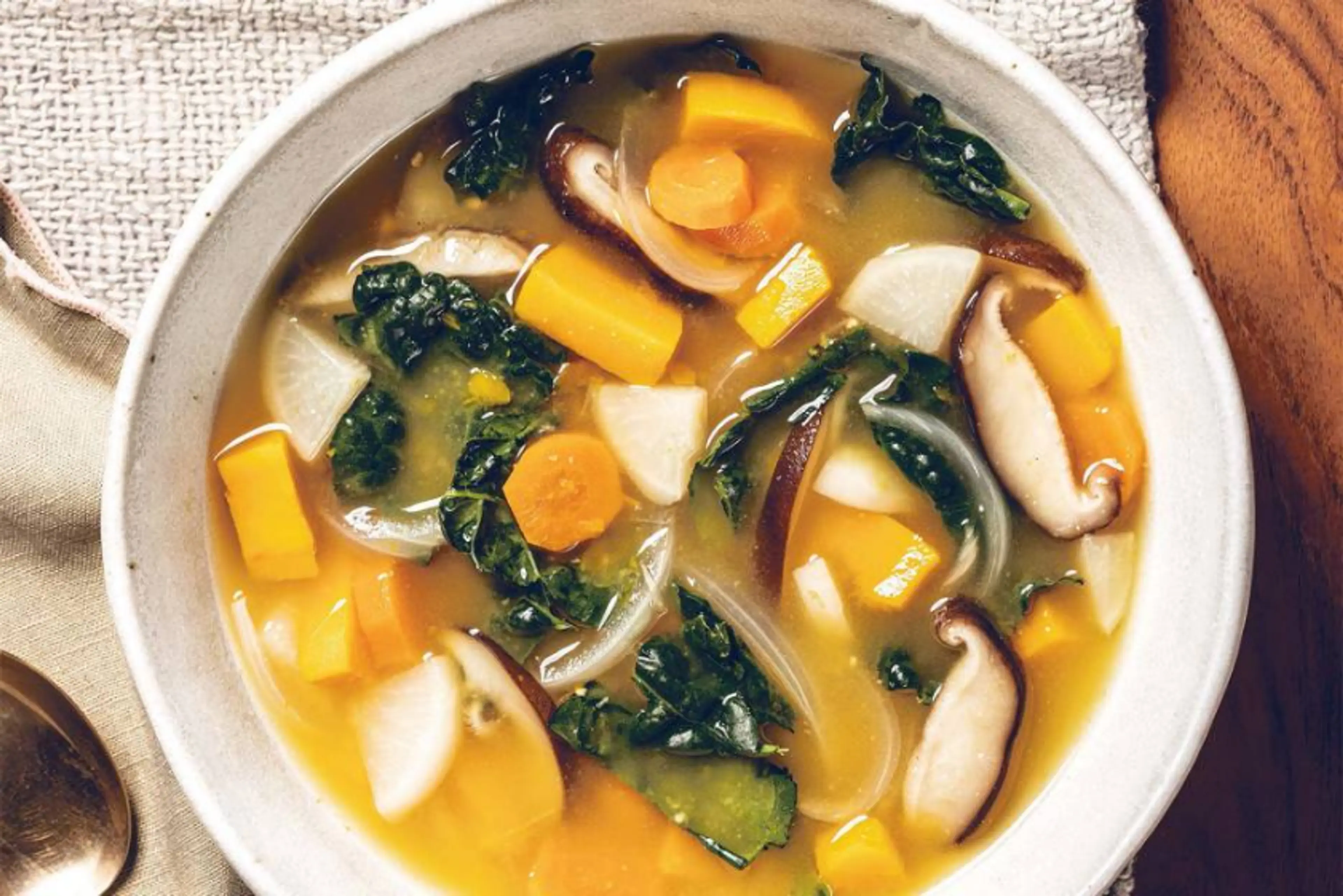 Loaded Vegetable Miso Soup