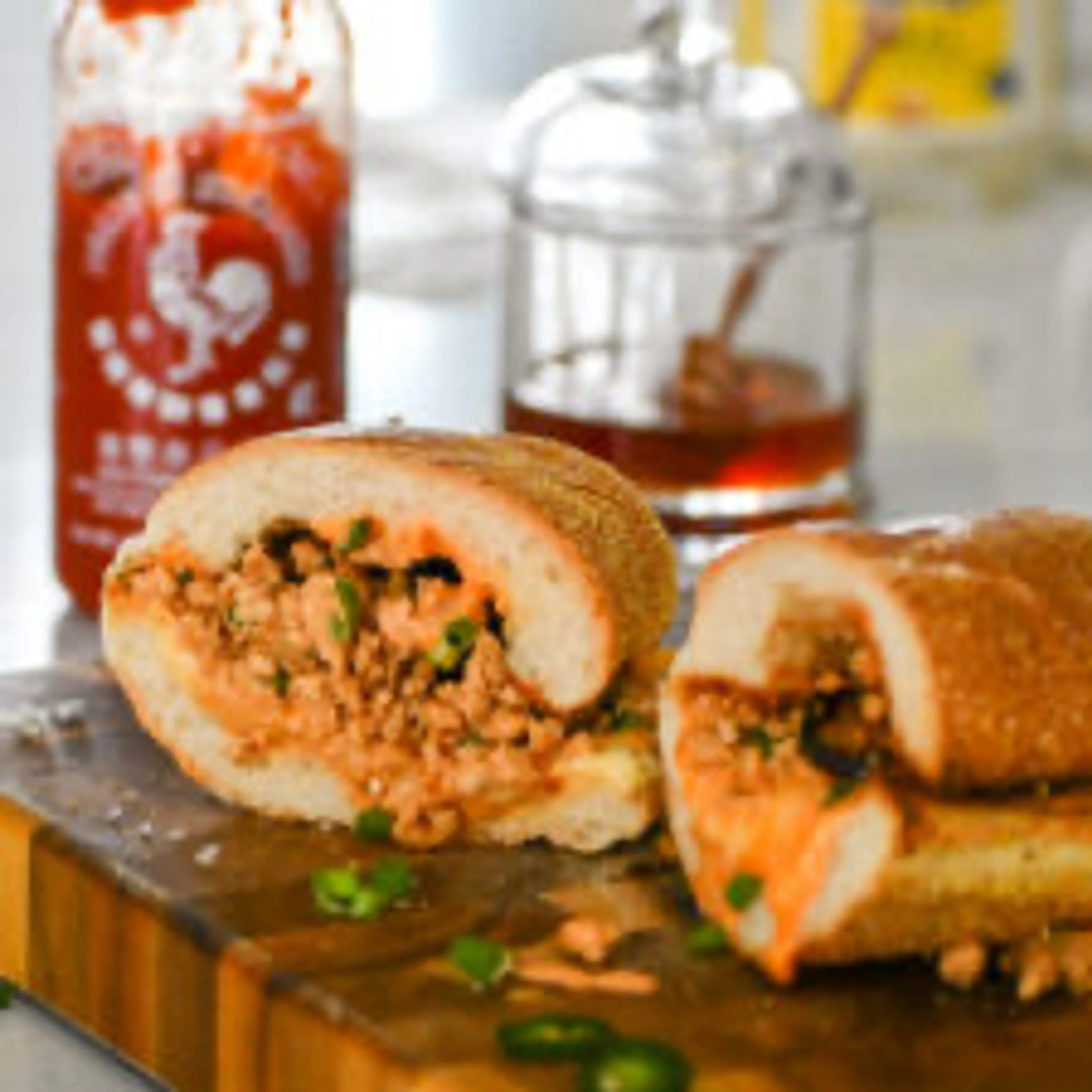 Korean Chicken Cheesesteak