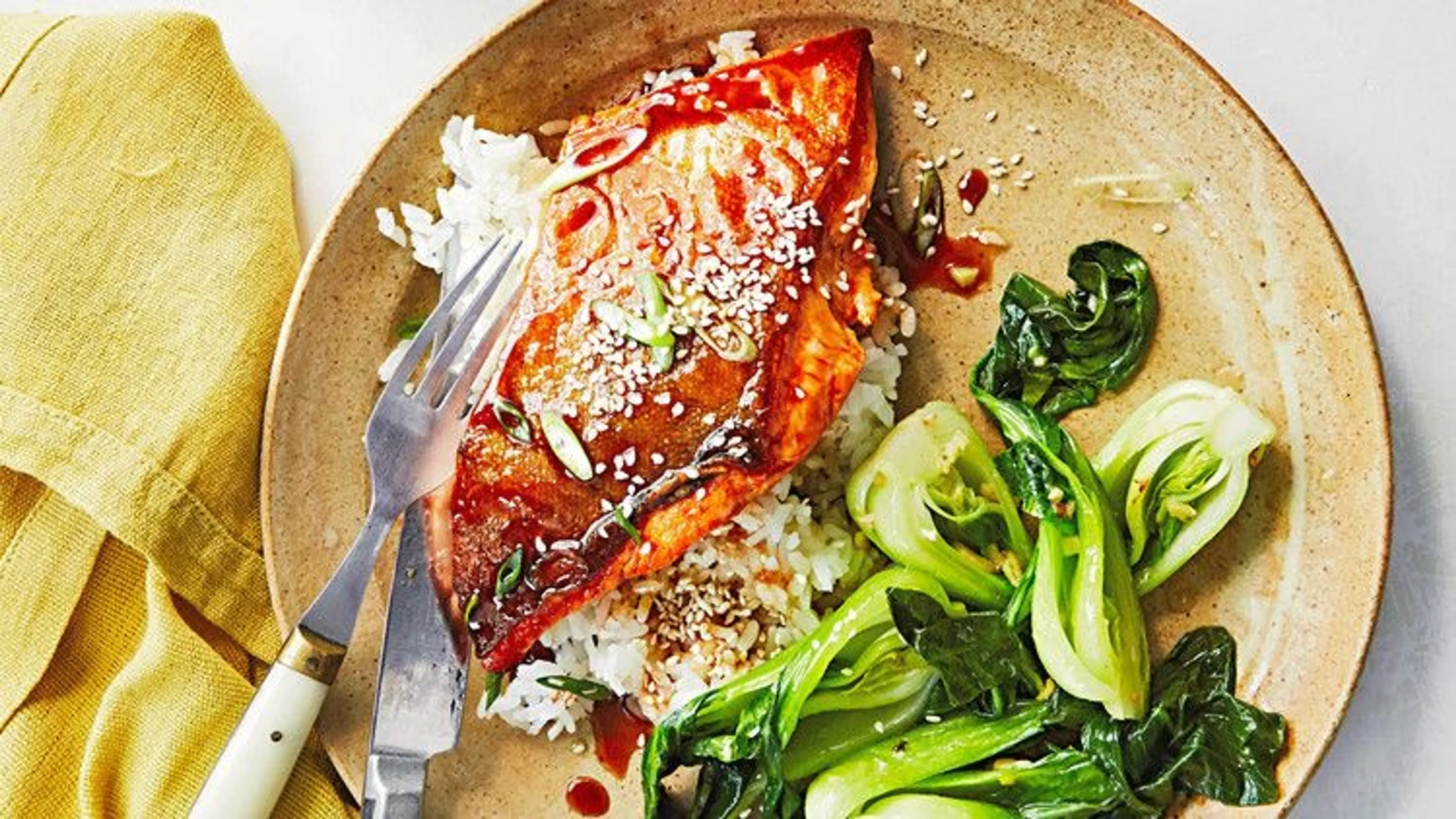 Soy-Honey-Glazed Arctic Char