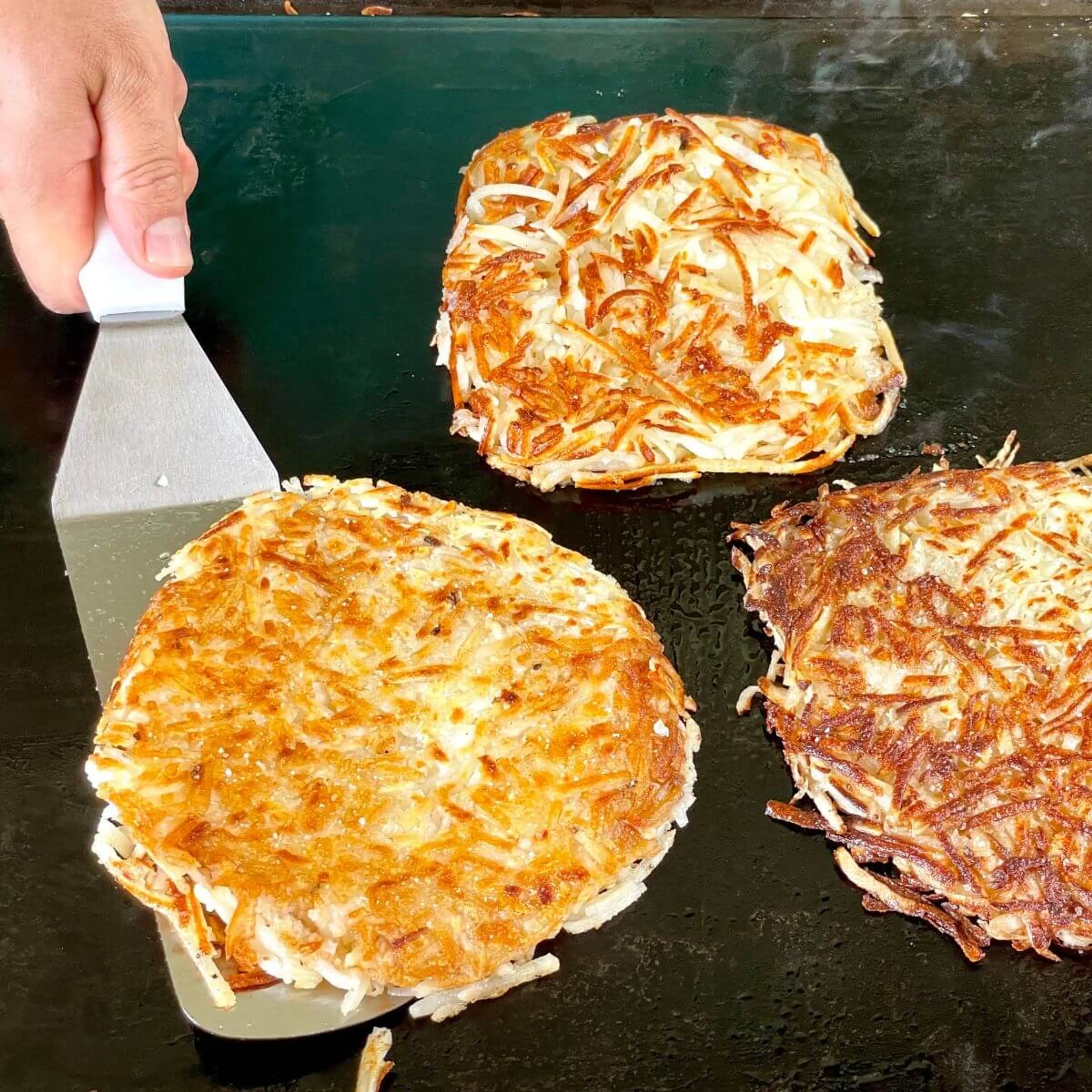 Crispy Griddle Hash Browns