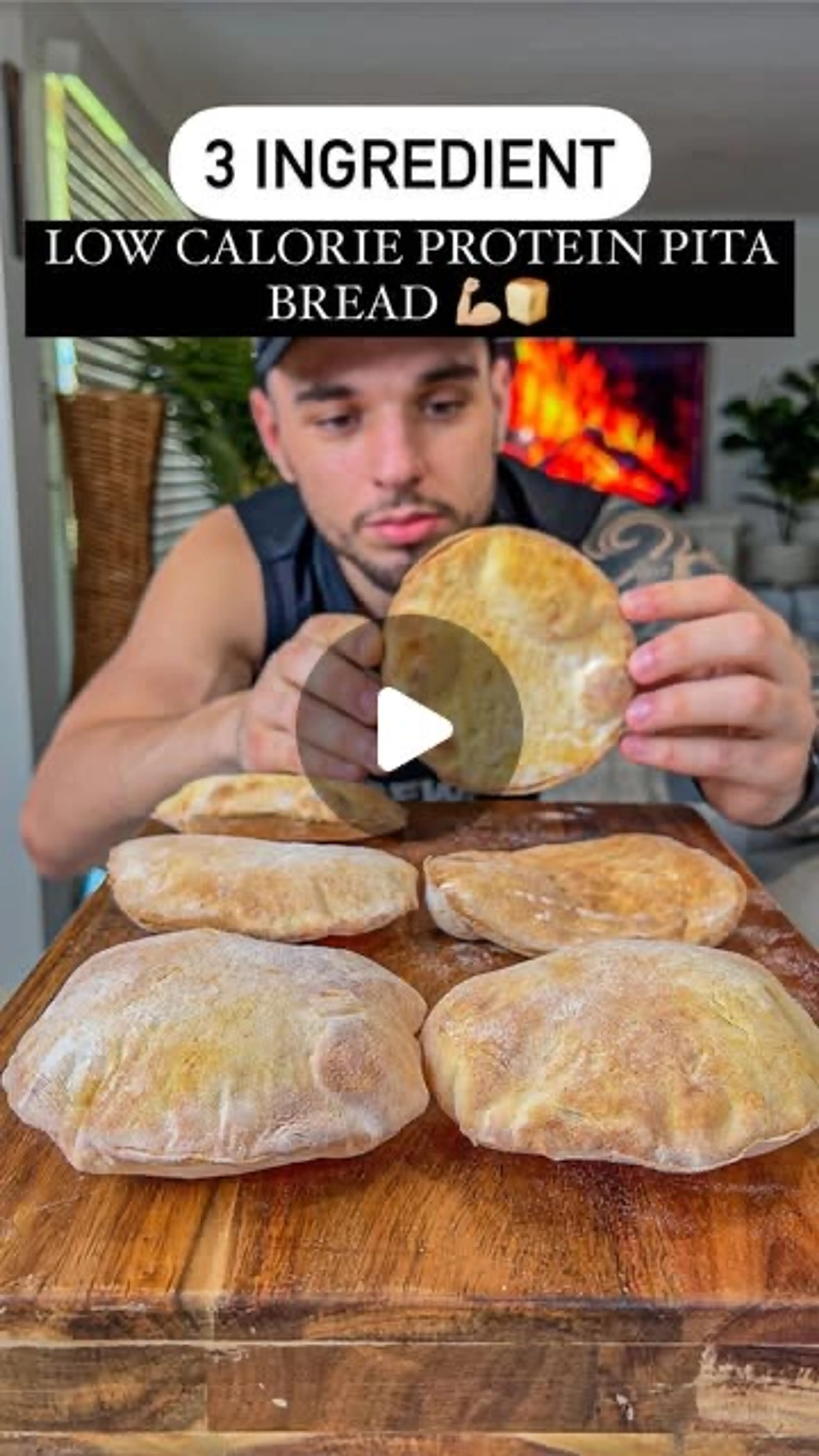 Low Calorie Protein Pita Bread
