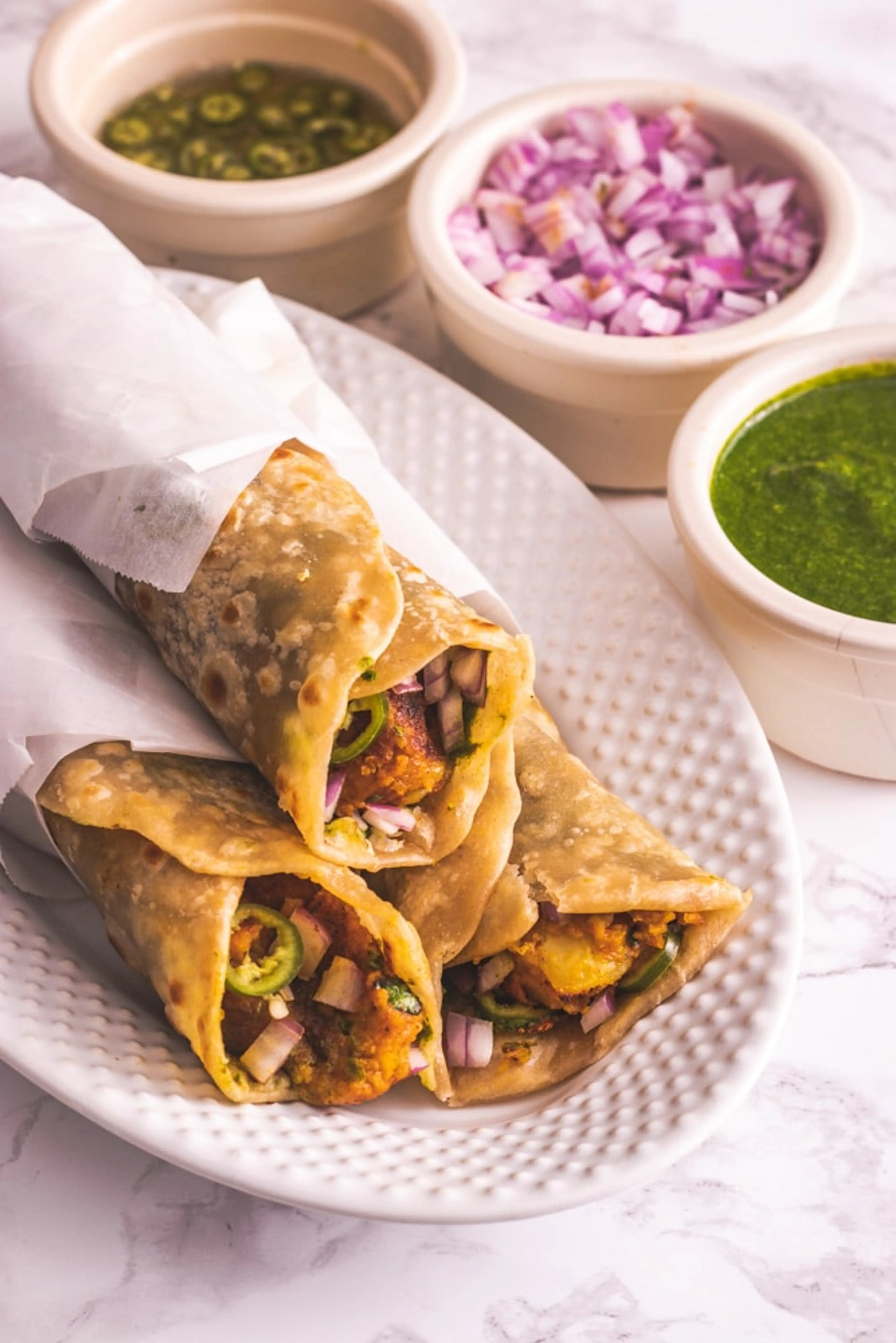 Frankie Recipe (Bombay Veg Frankie Roll)