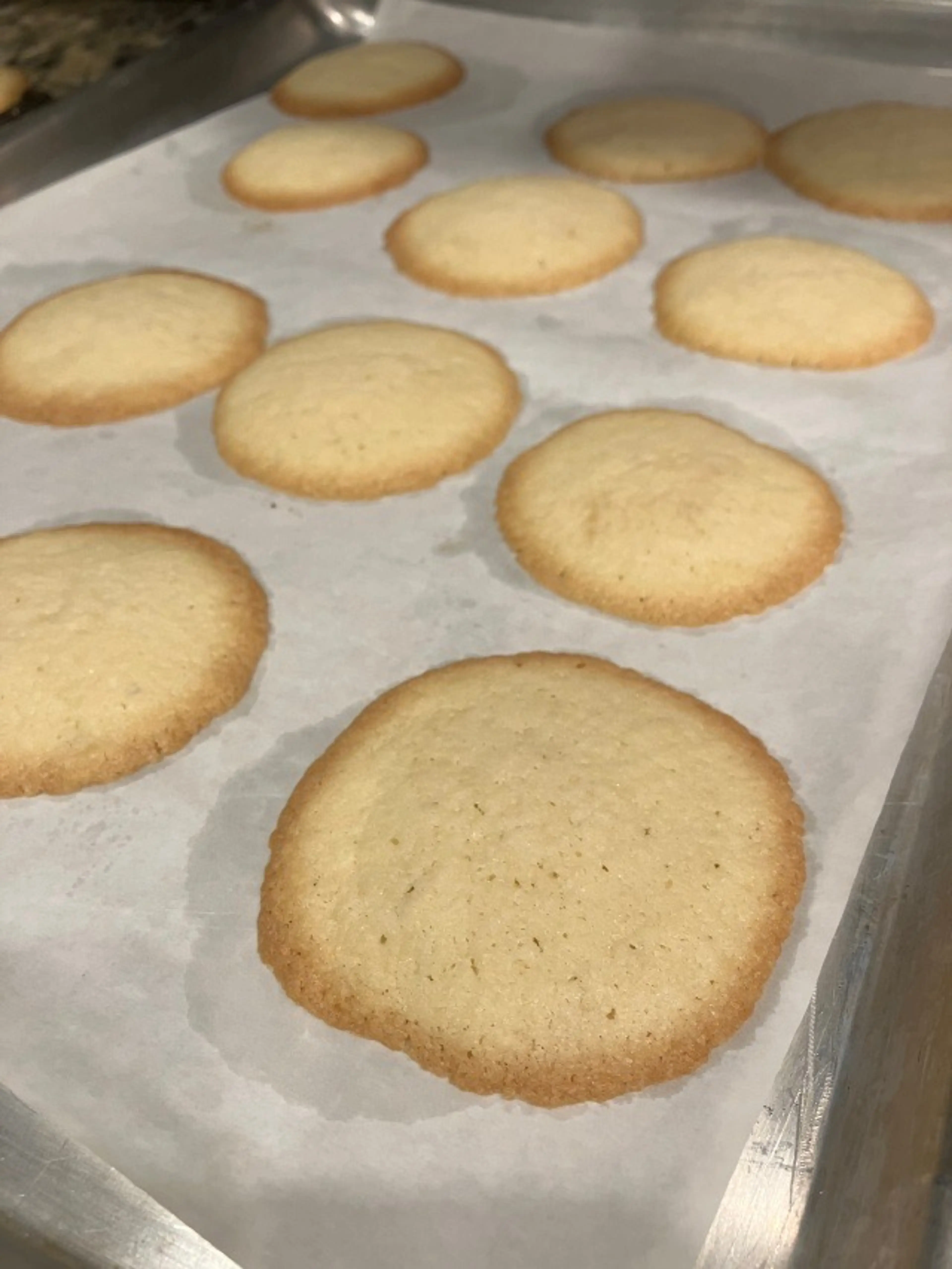 Grandmas Brown Edge Coookies