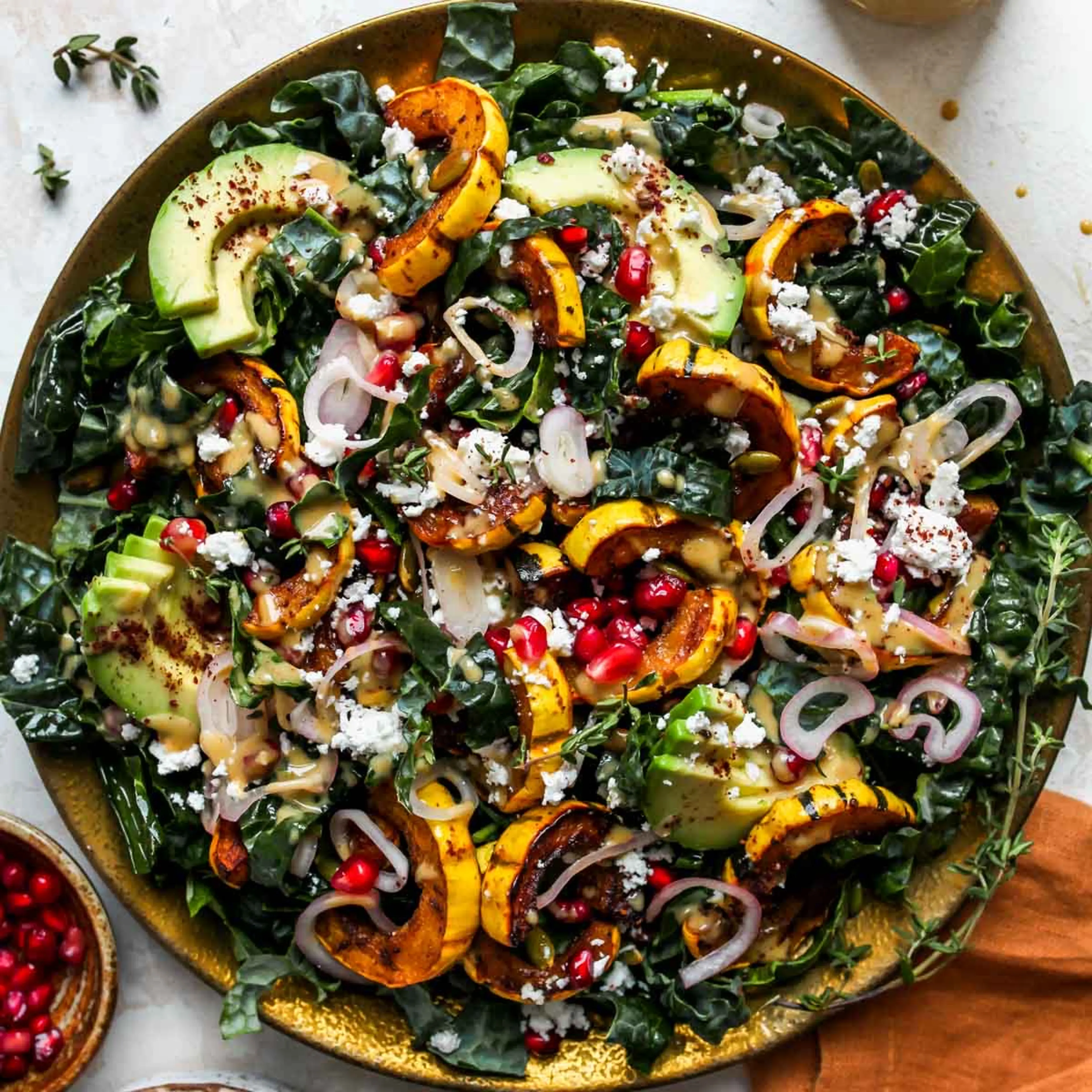 Autumn Delicata Squash Salad