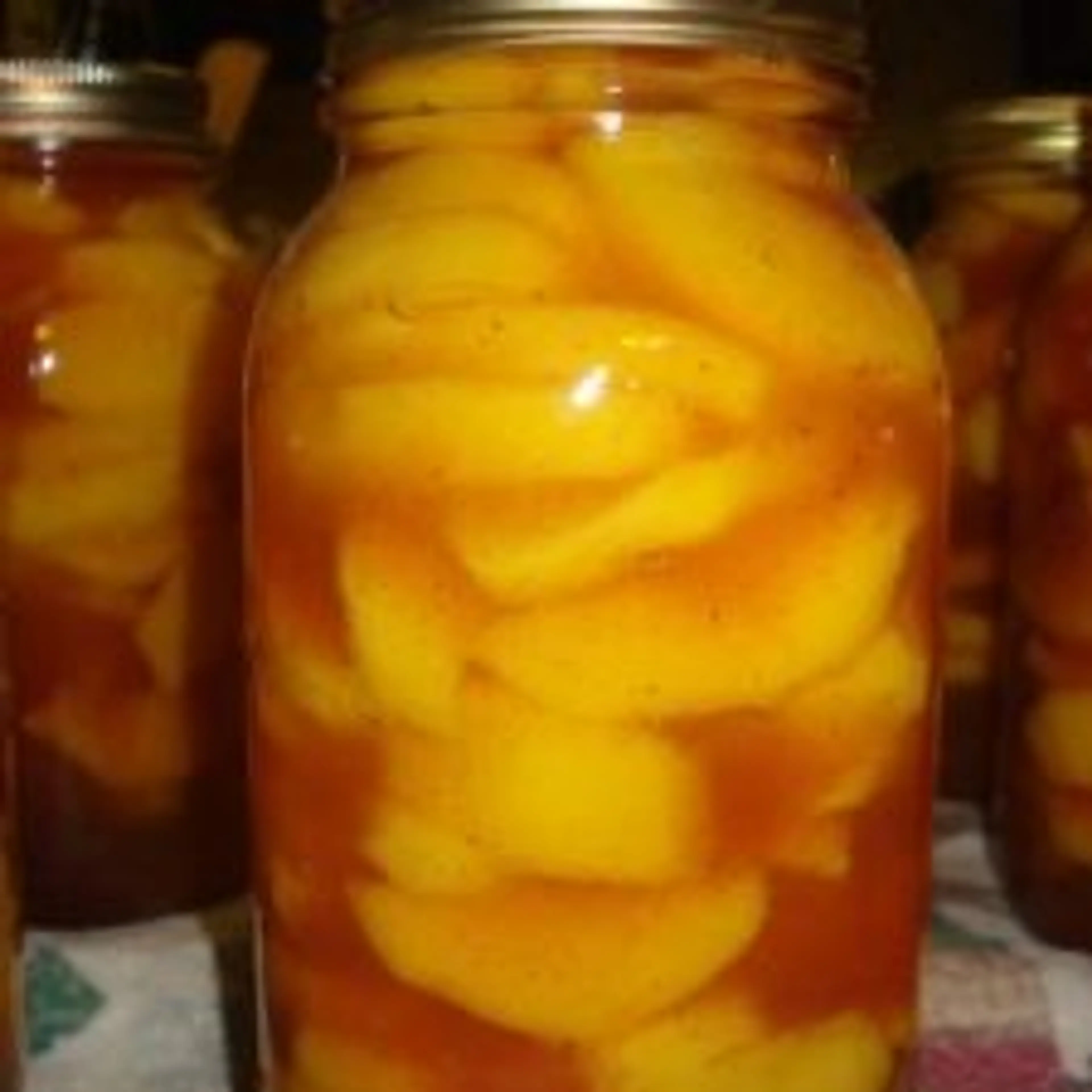 Homemade Peach Pie filling