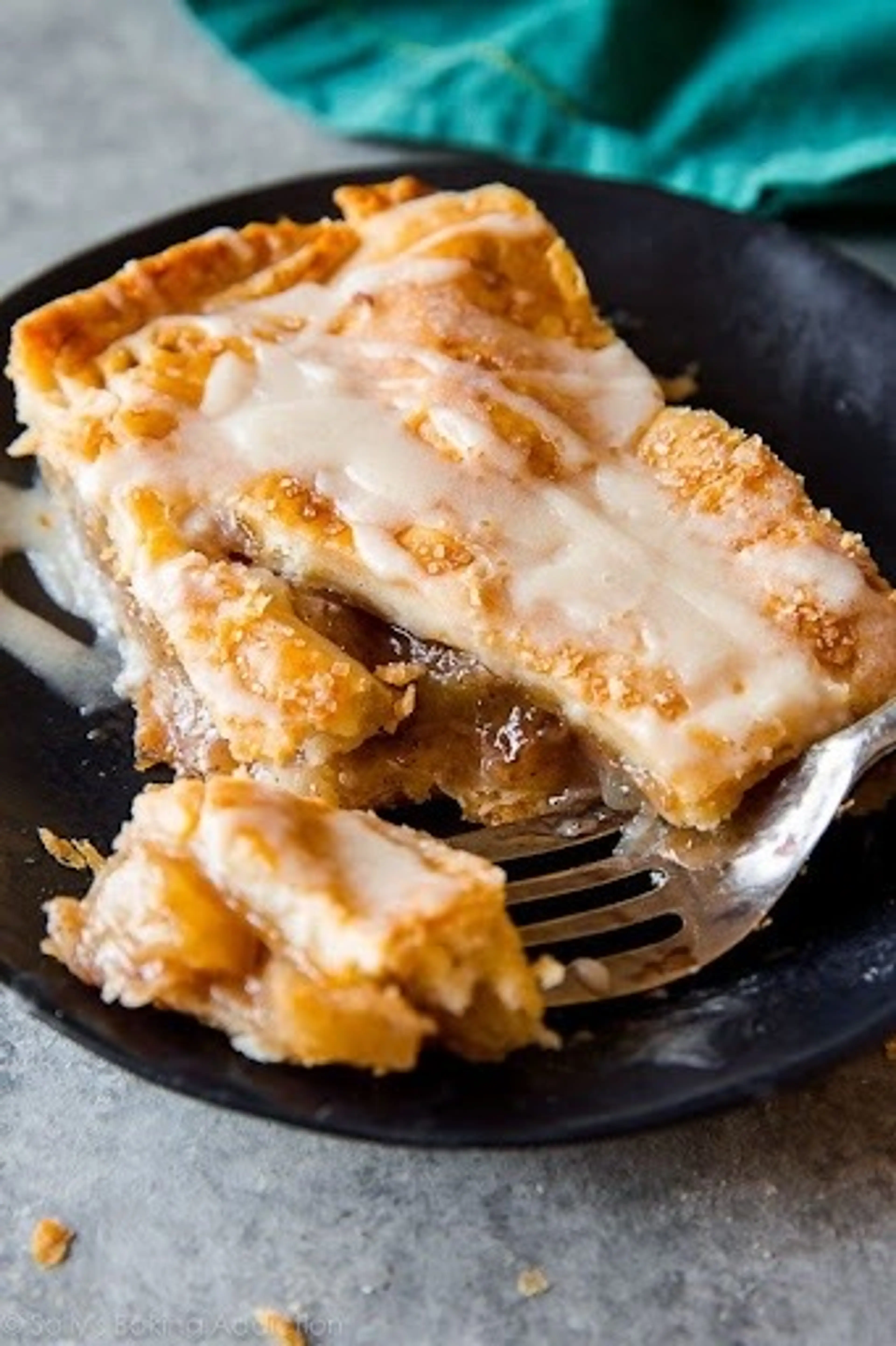 Apple Slab Pie with Maple Icing