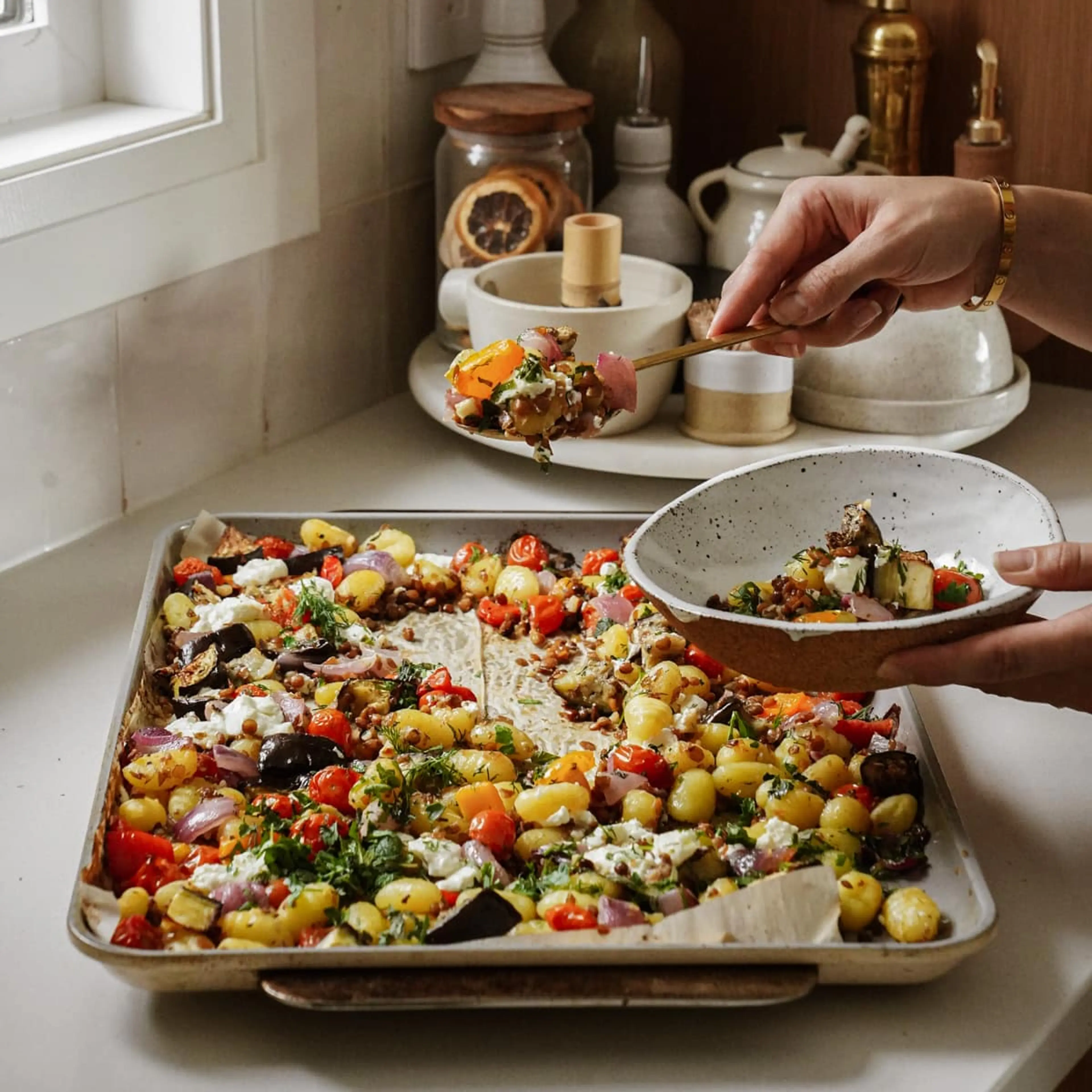 Blue Zone Sheet Pan Gnocchi