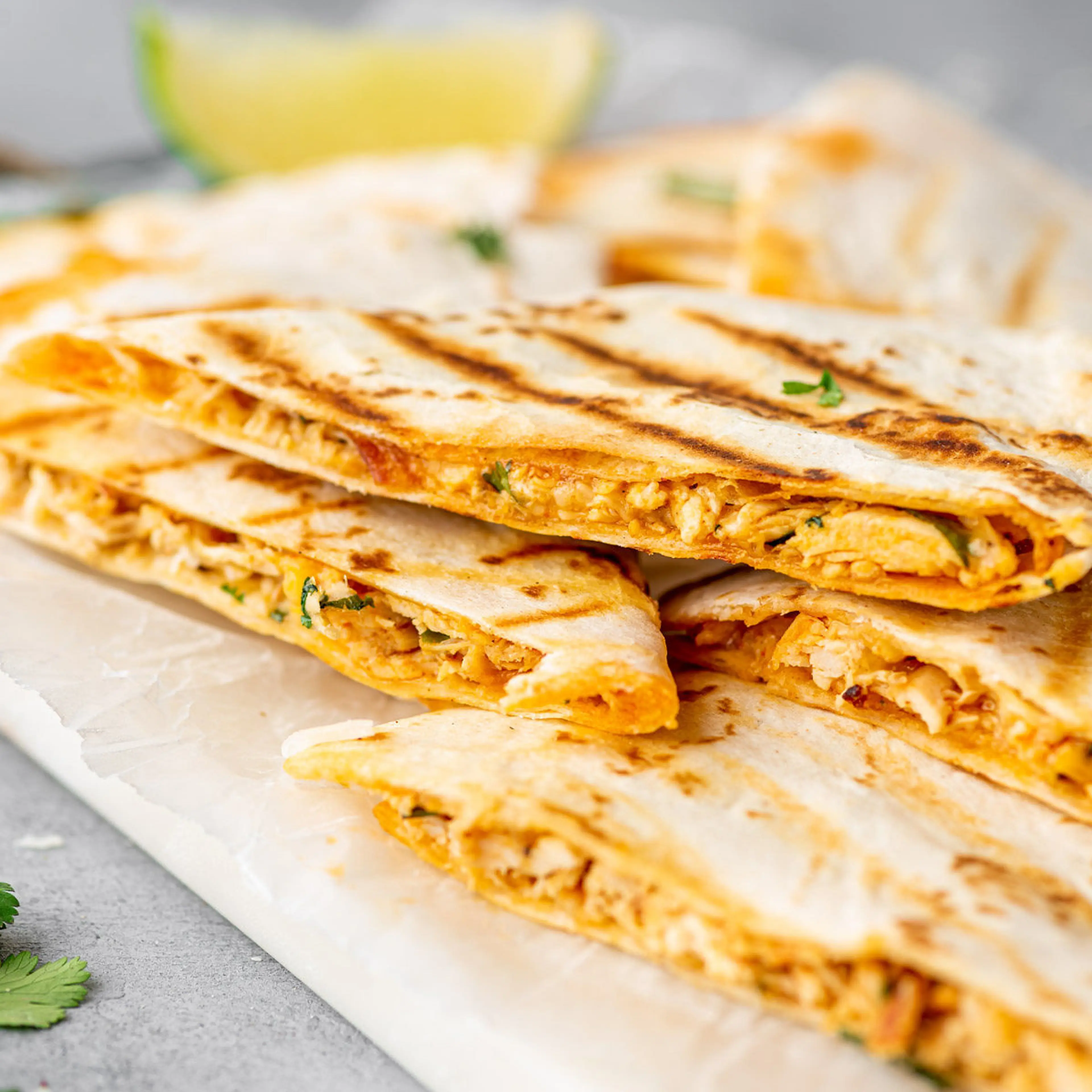 Buffalo Chicken Quesadillas