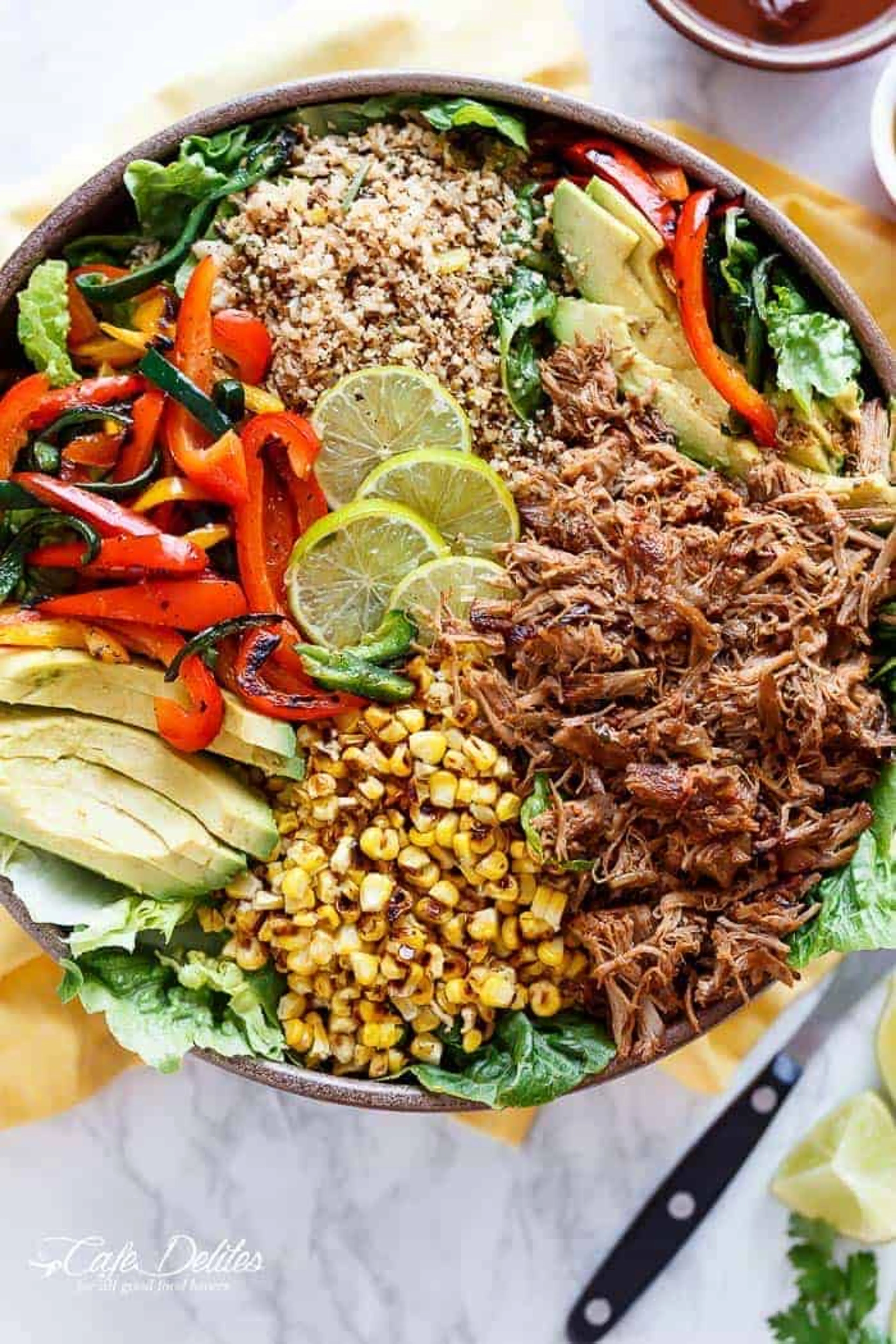 Chipotle Lime Carnitas Salad