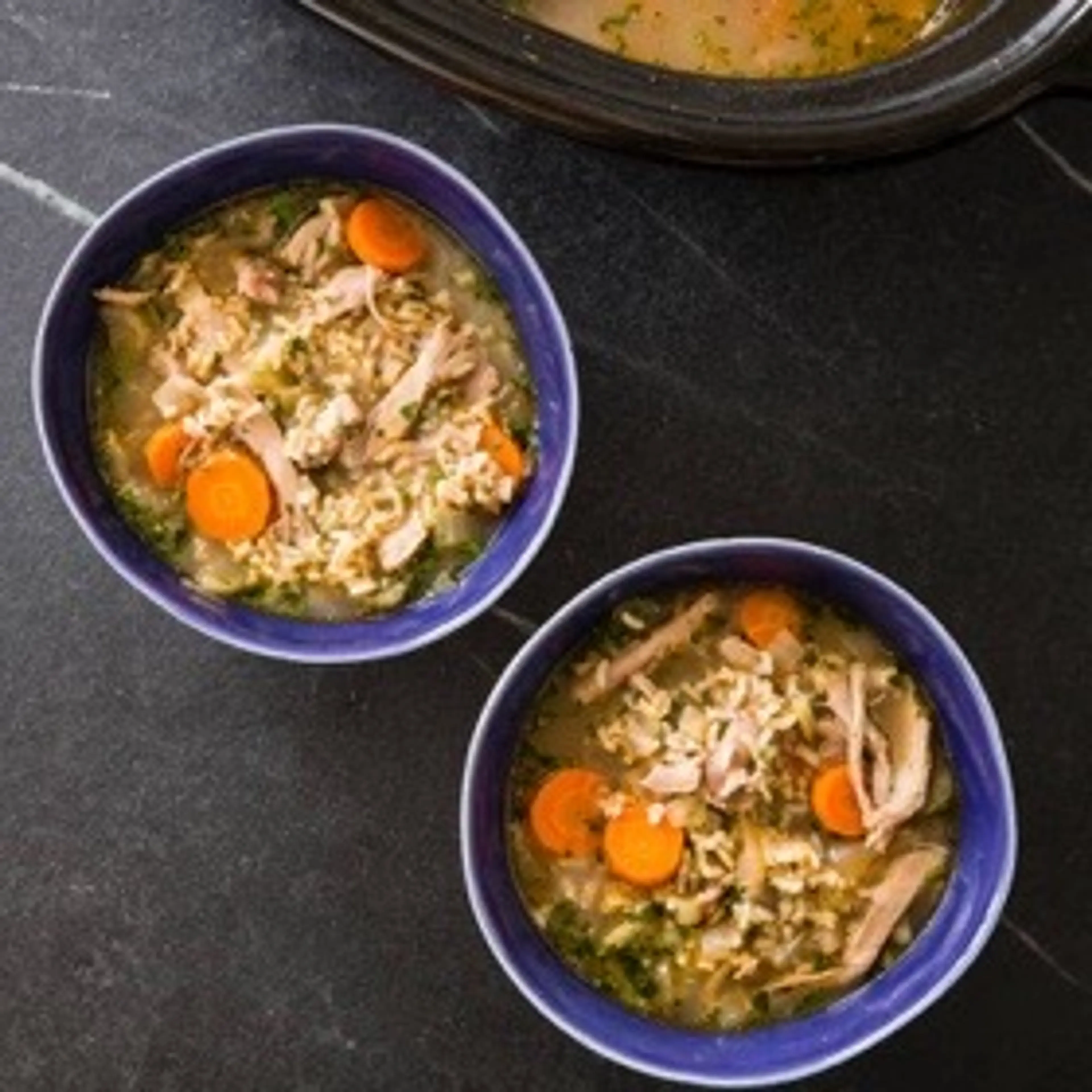 Slow-Cooker Turkey and Rice Soup