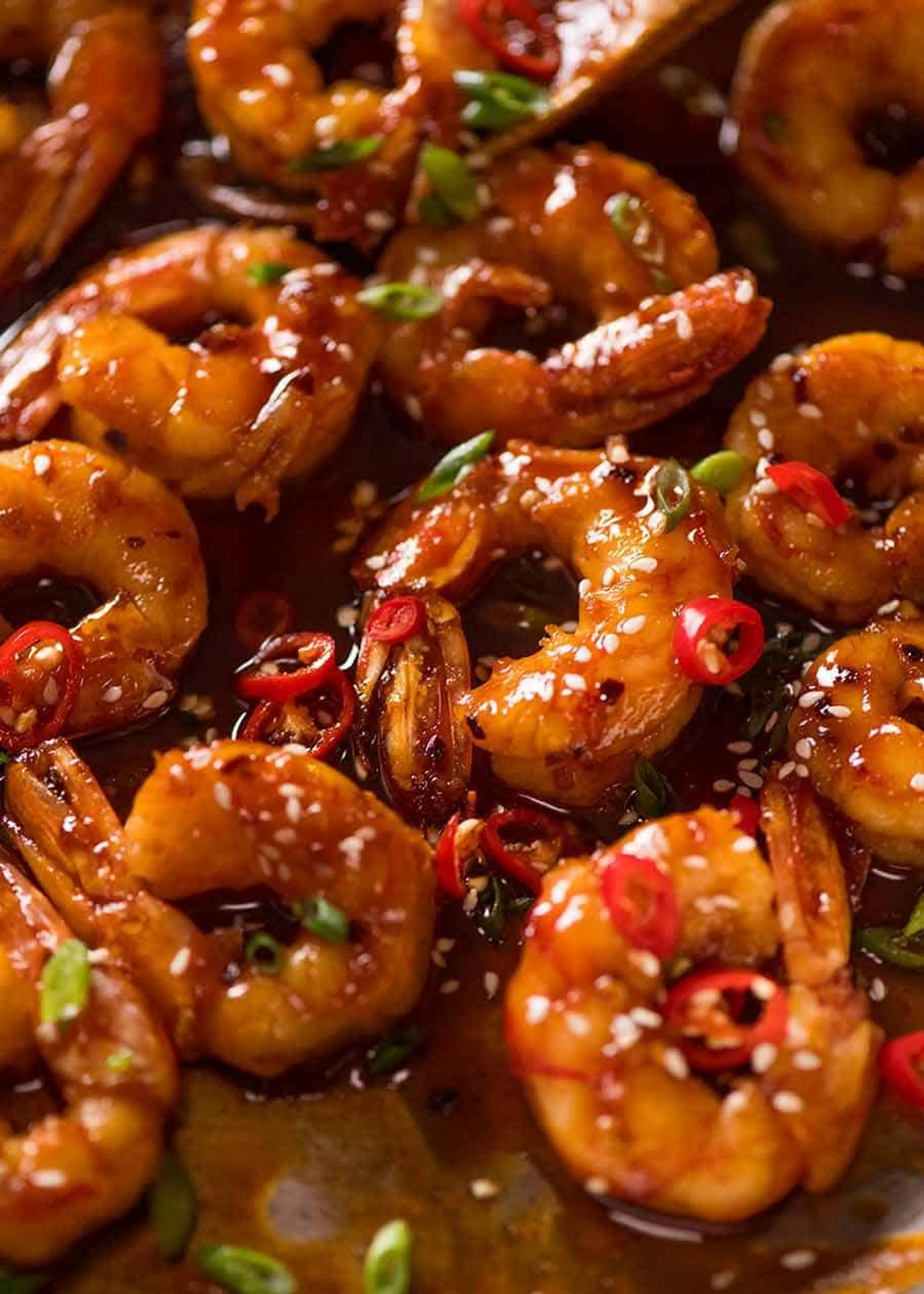 Asian Chilli Garlic Prawns (Shrimp)