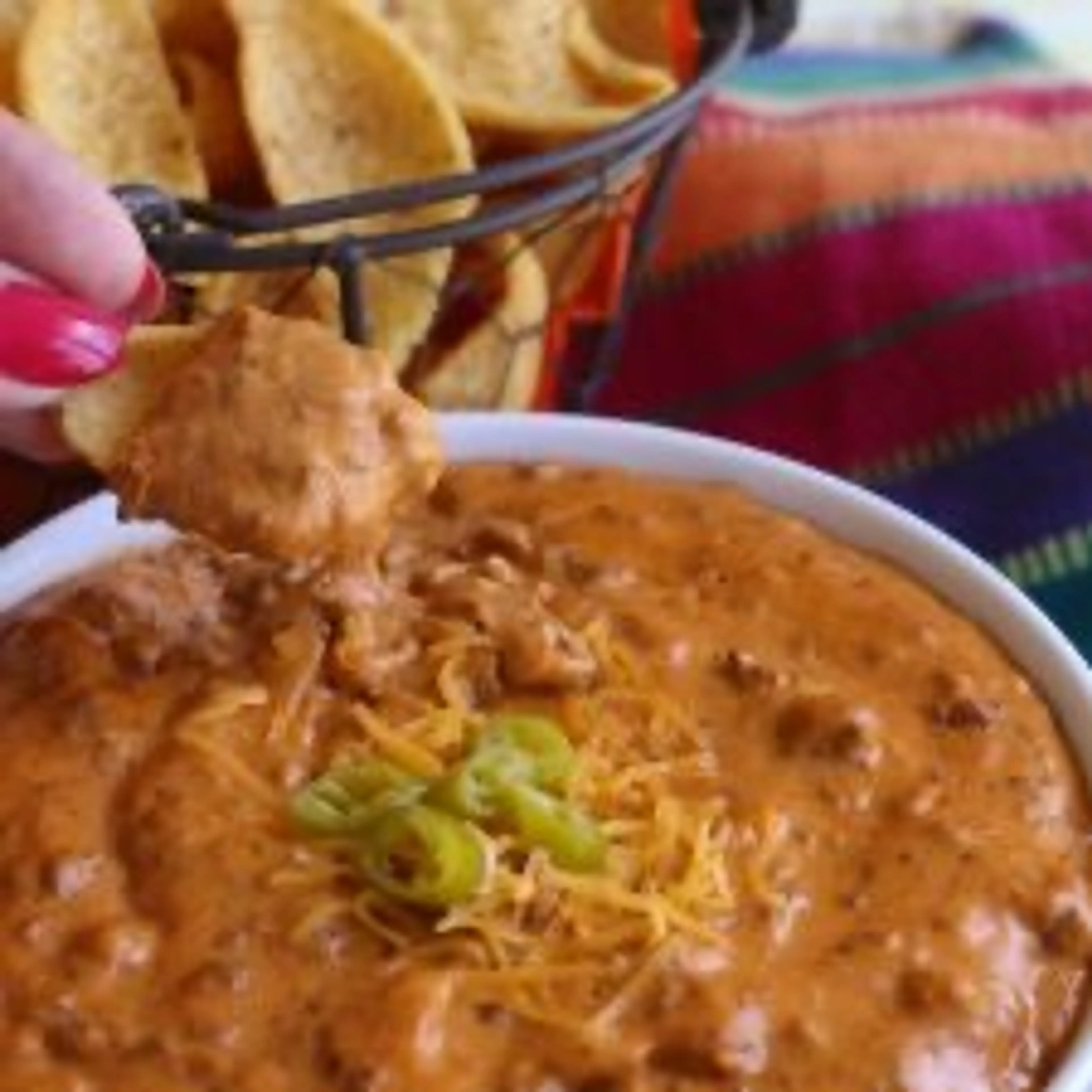 The Best Chili Cheese Dip