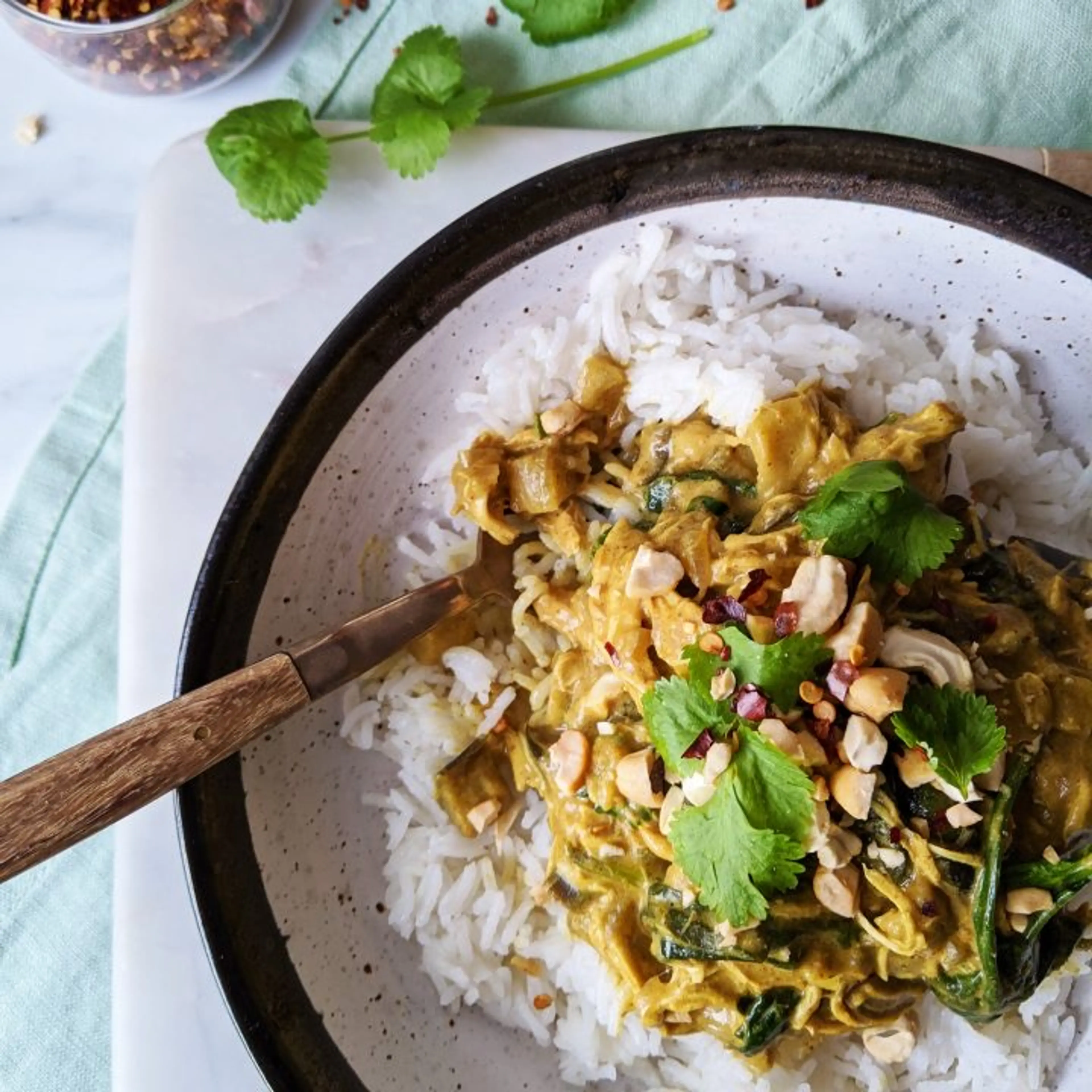 Satay Chicken Coconut Curry (GF, DF)