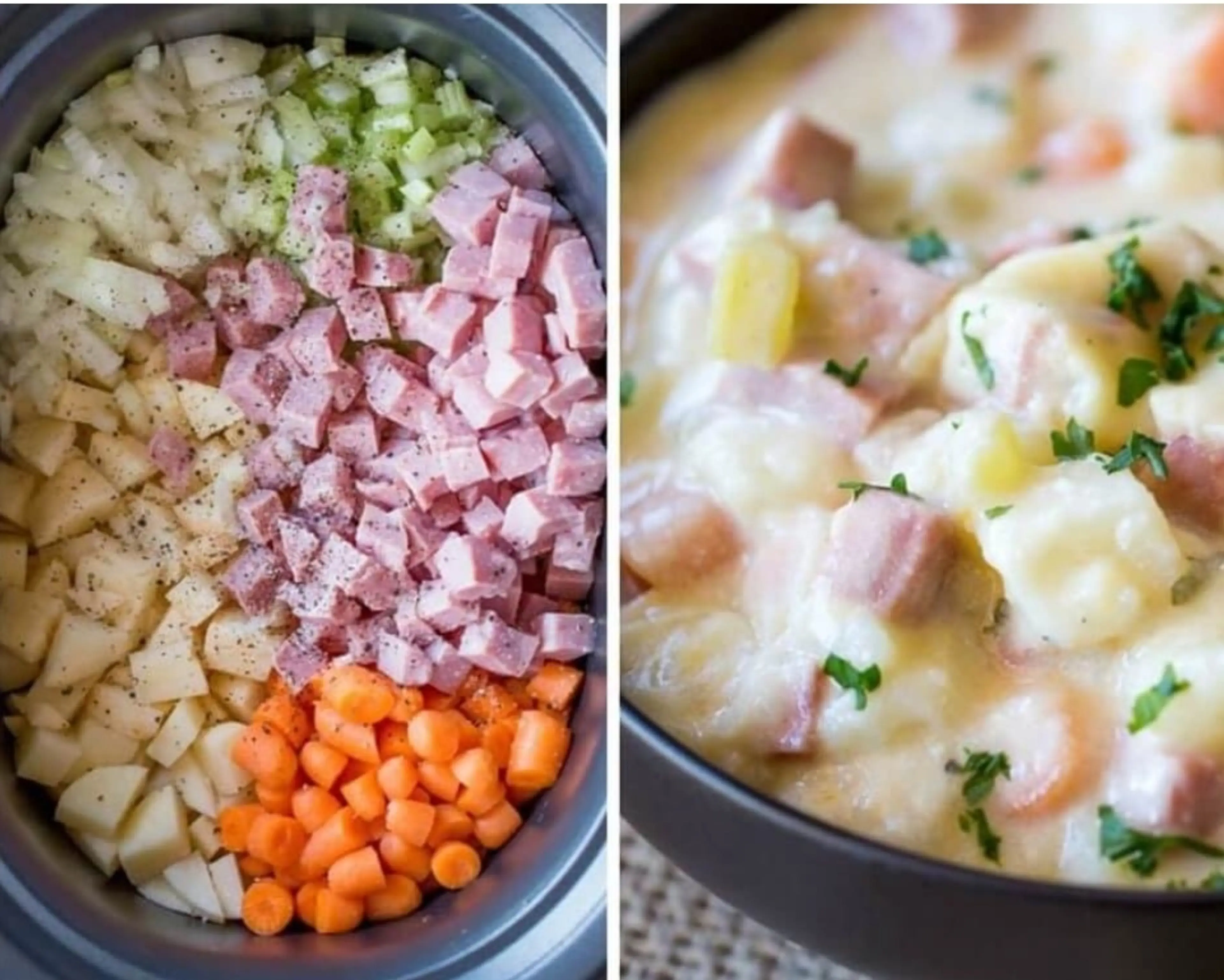 Ham and potatoe soup