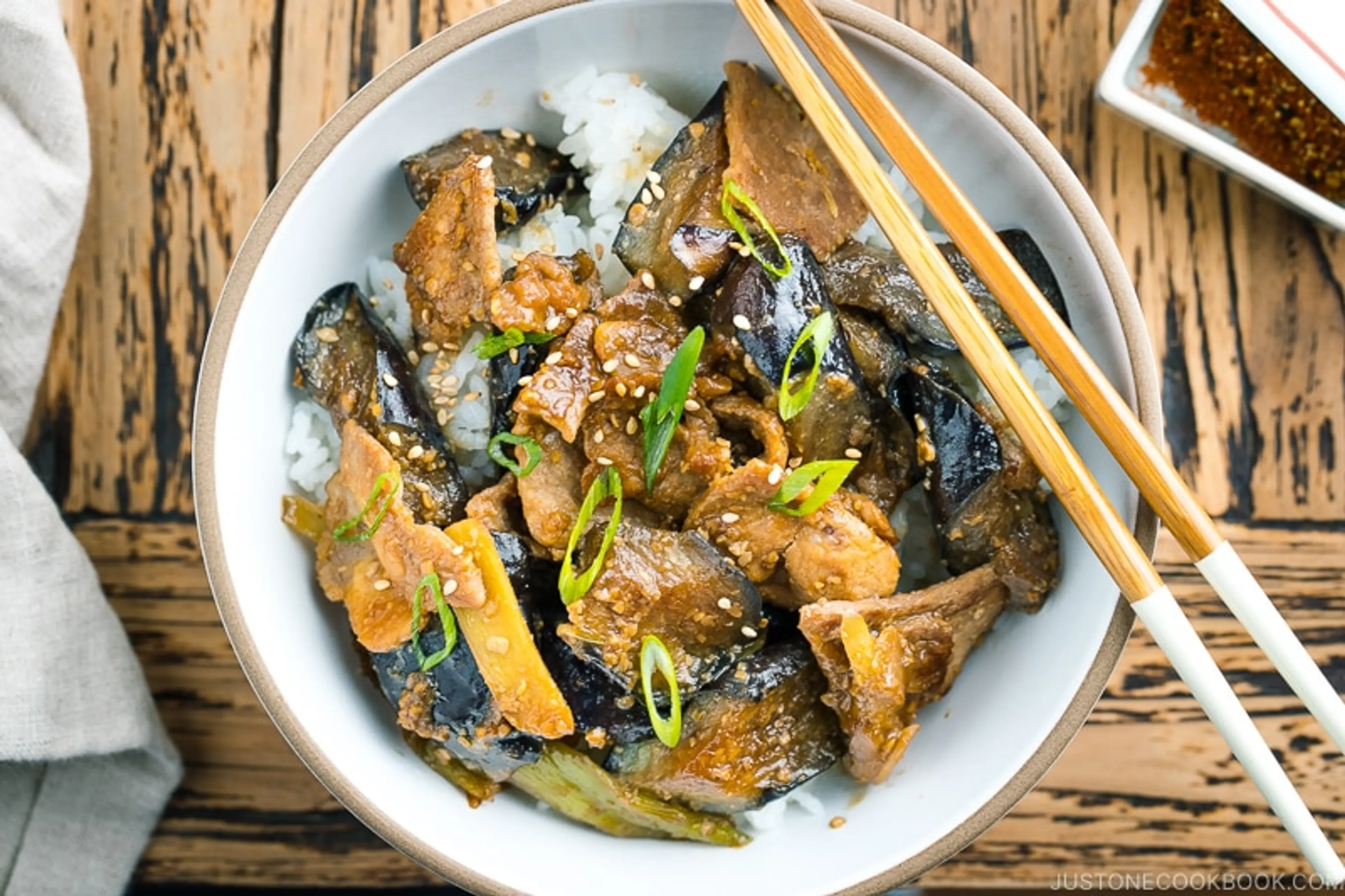 Miso Pork and Eggplant Stir Fry