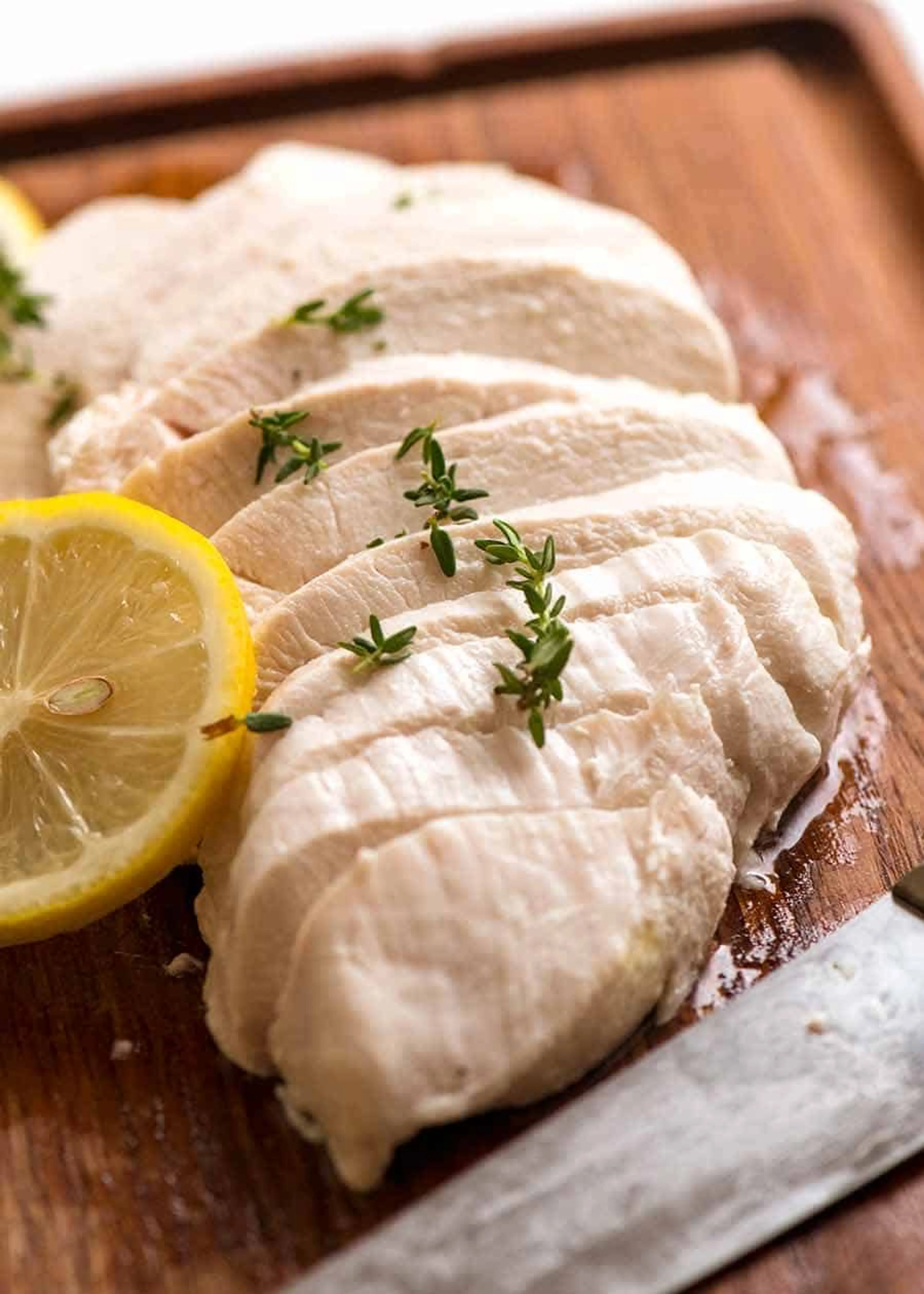 Poached Chicken - Foolproof, perfect, AMAZINGLY juicy breast