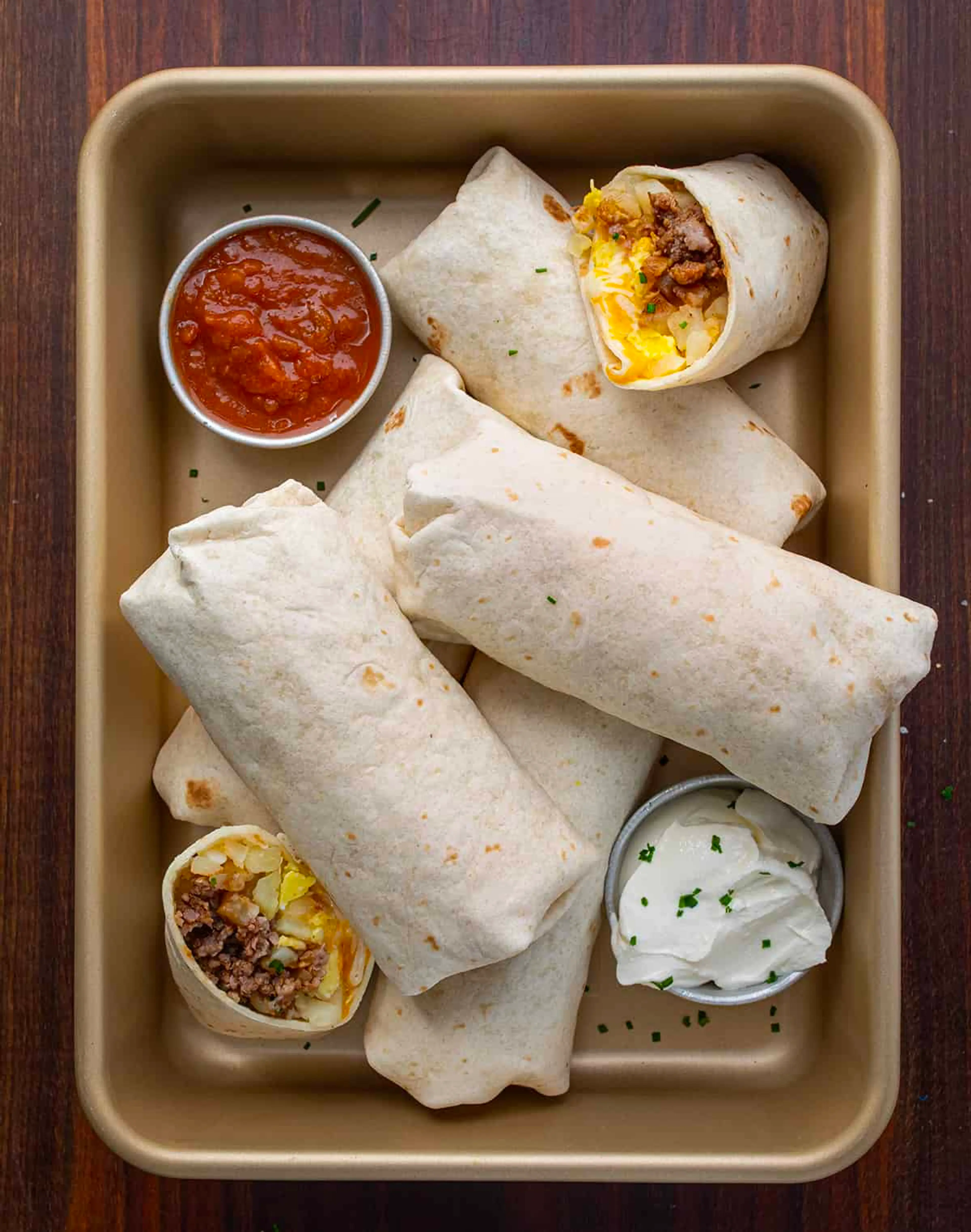 Freezer Breakfast Burritos