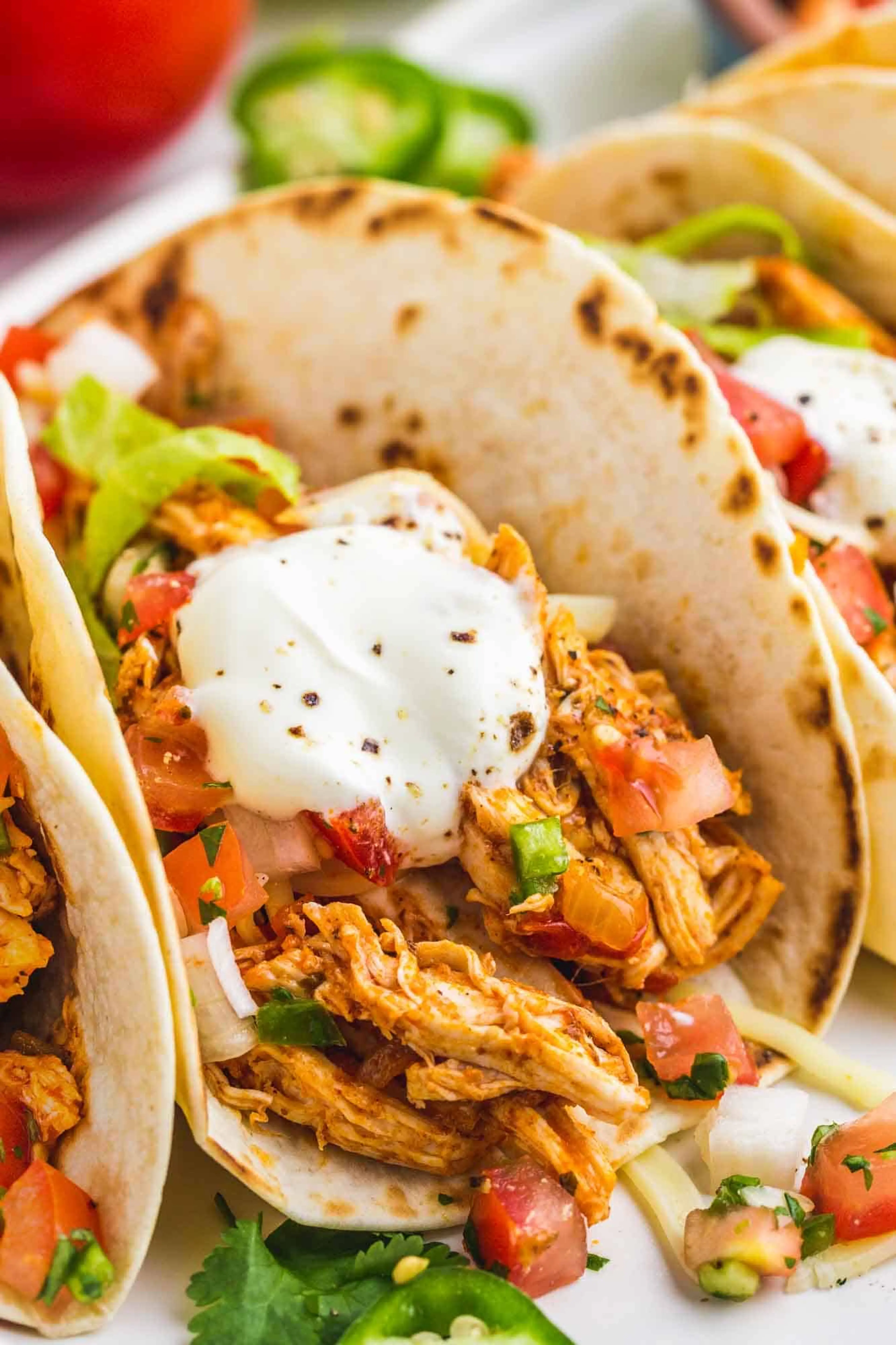 Shredded Chicken Tacos