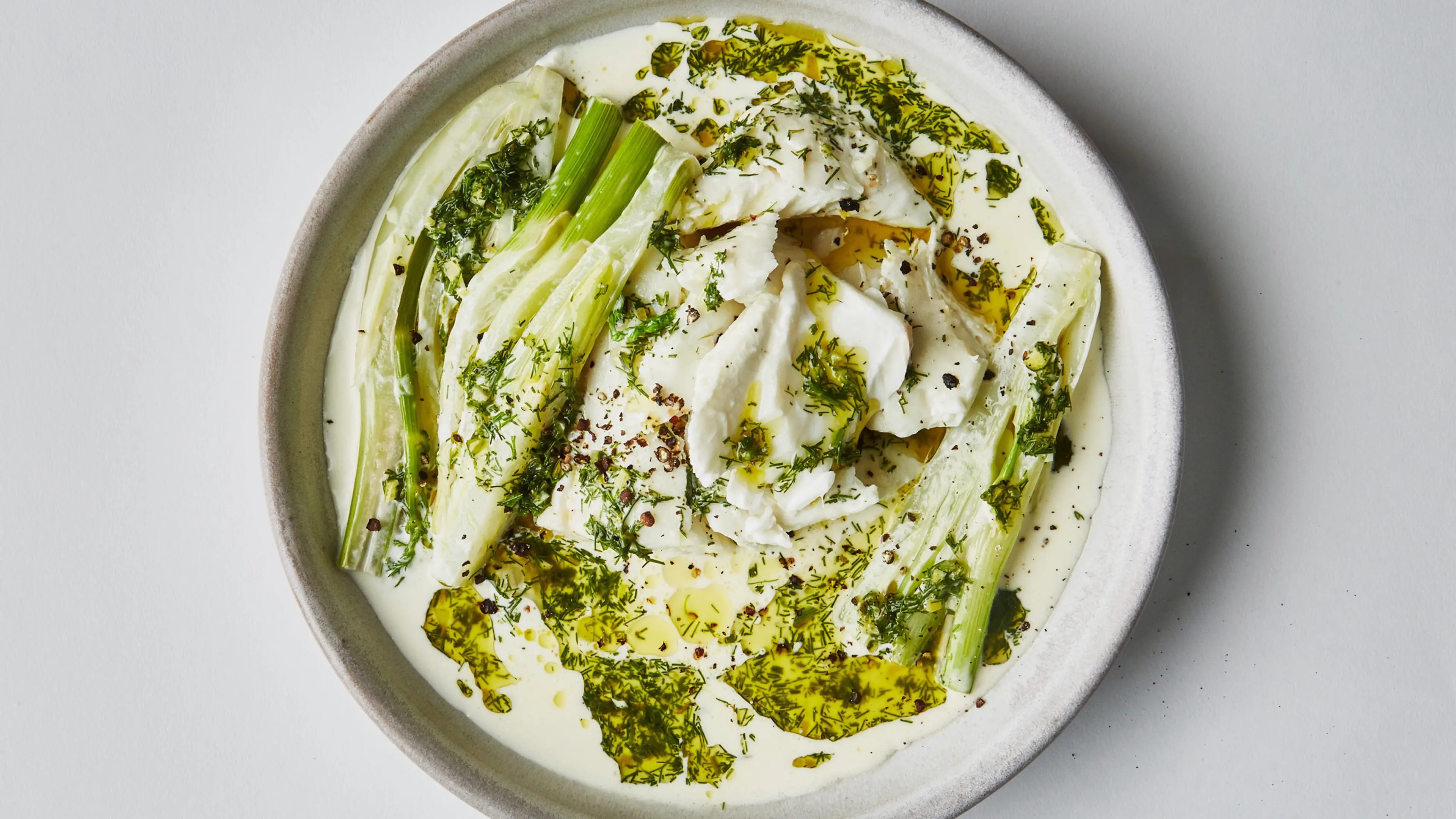 Slow-Cooked Halibut with Garlic Cream