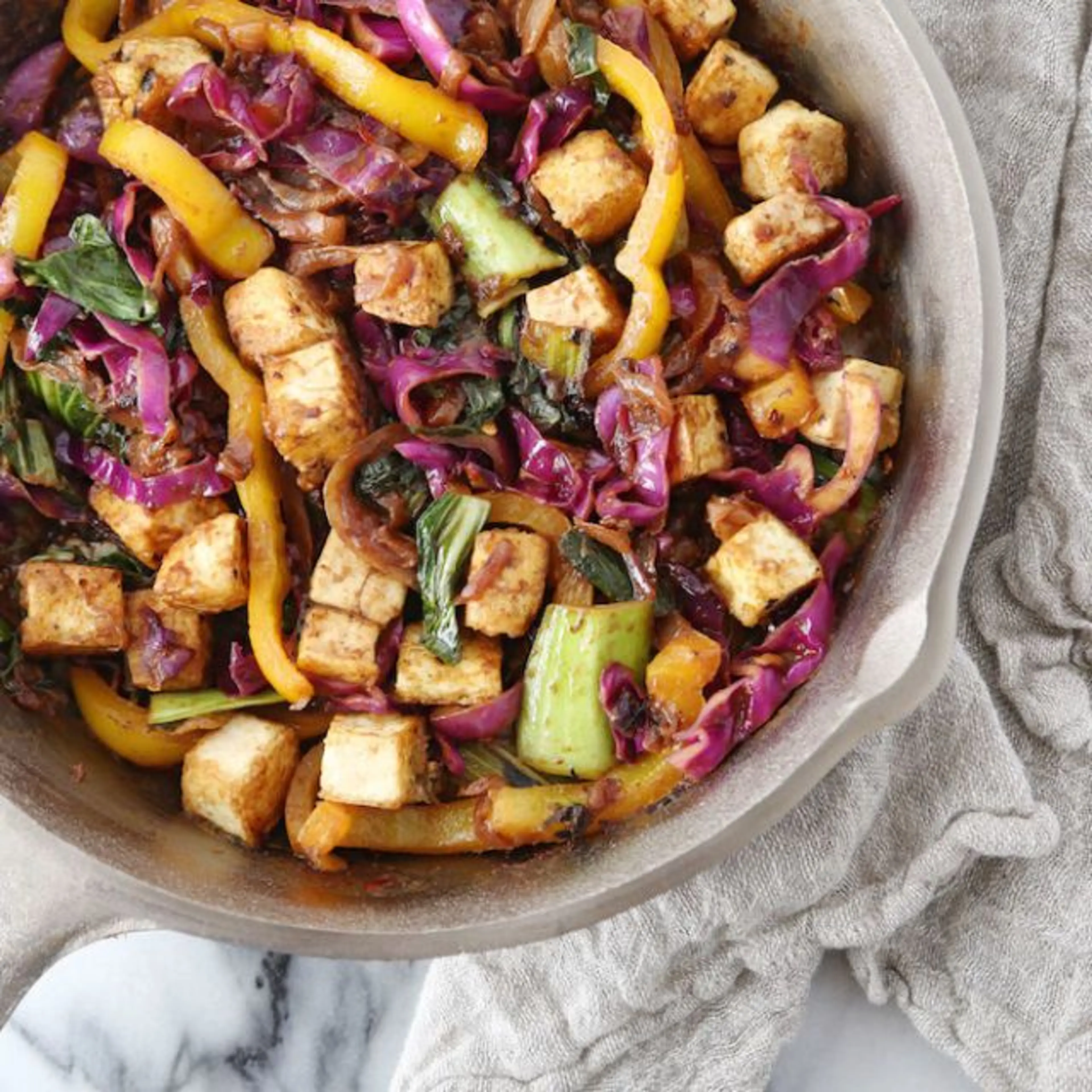 Peanut Butter Tofu Stir-Fry