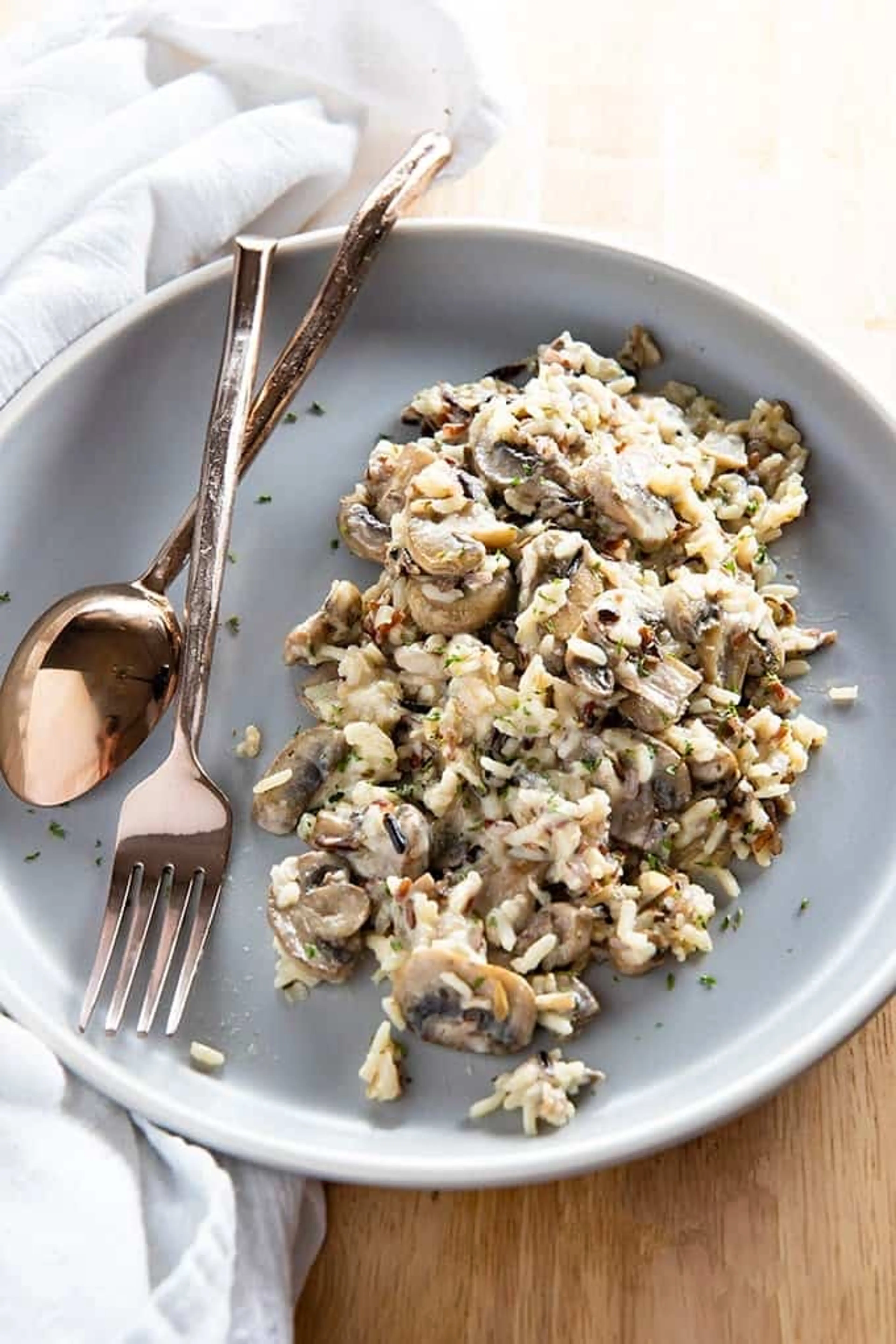 Creamy Mushroom Wild Rice Recipe