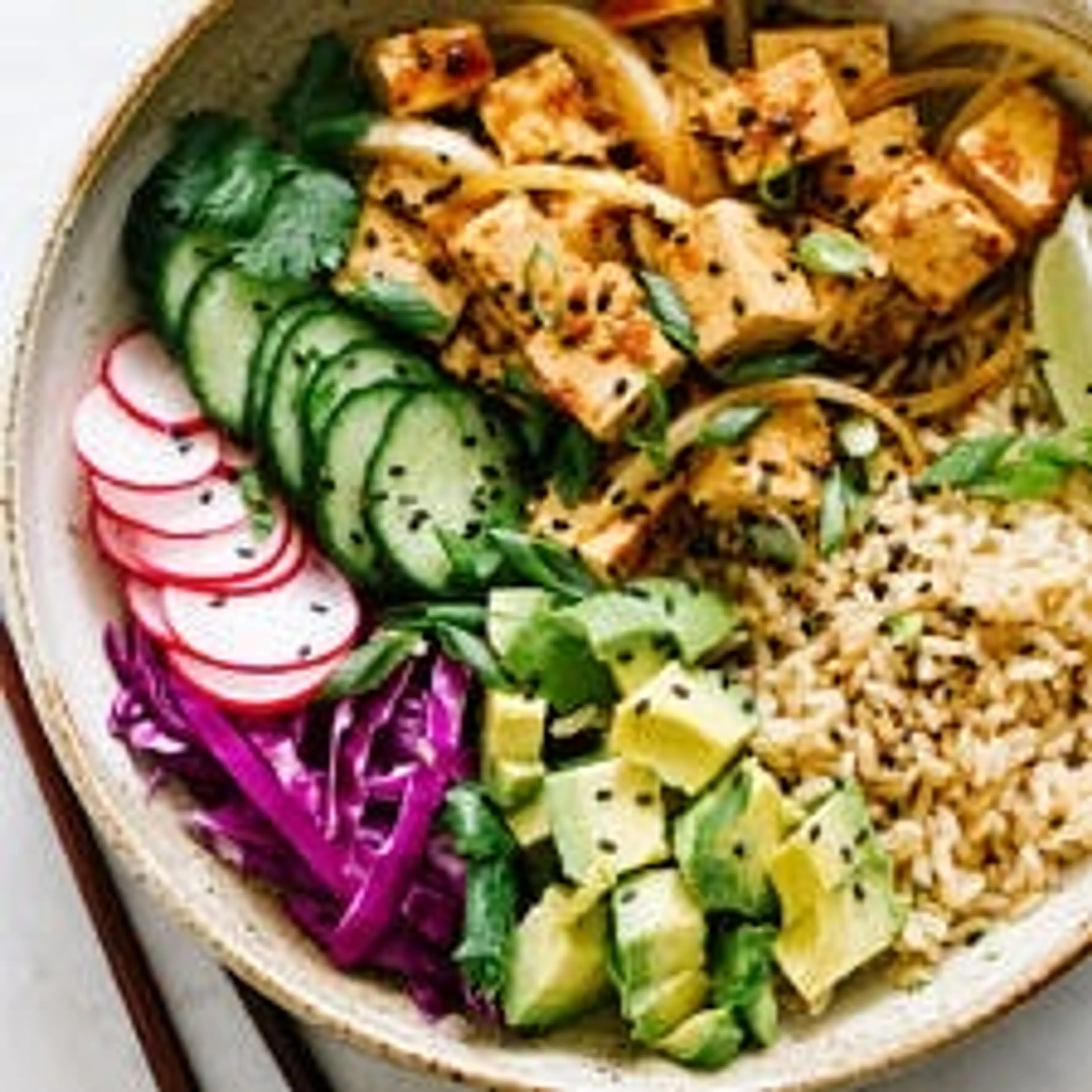 Tofu Poke Bowls