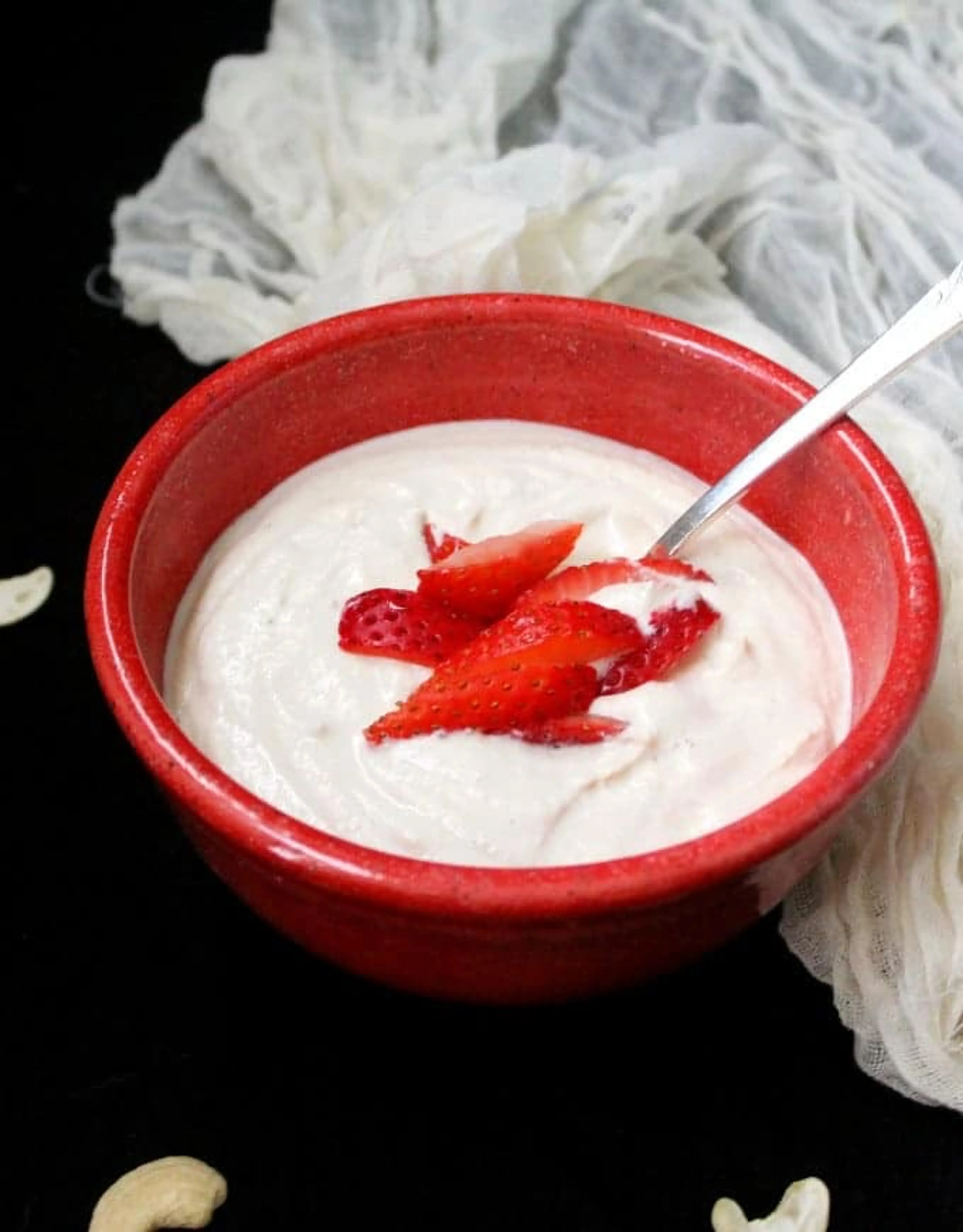 Homemade Cultured Cashew Yogurt