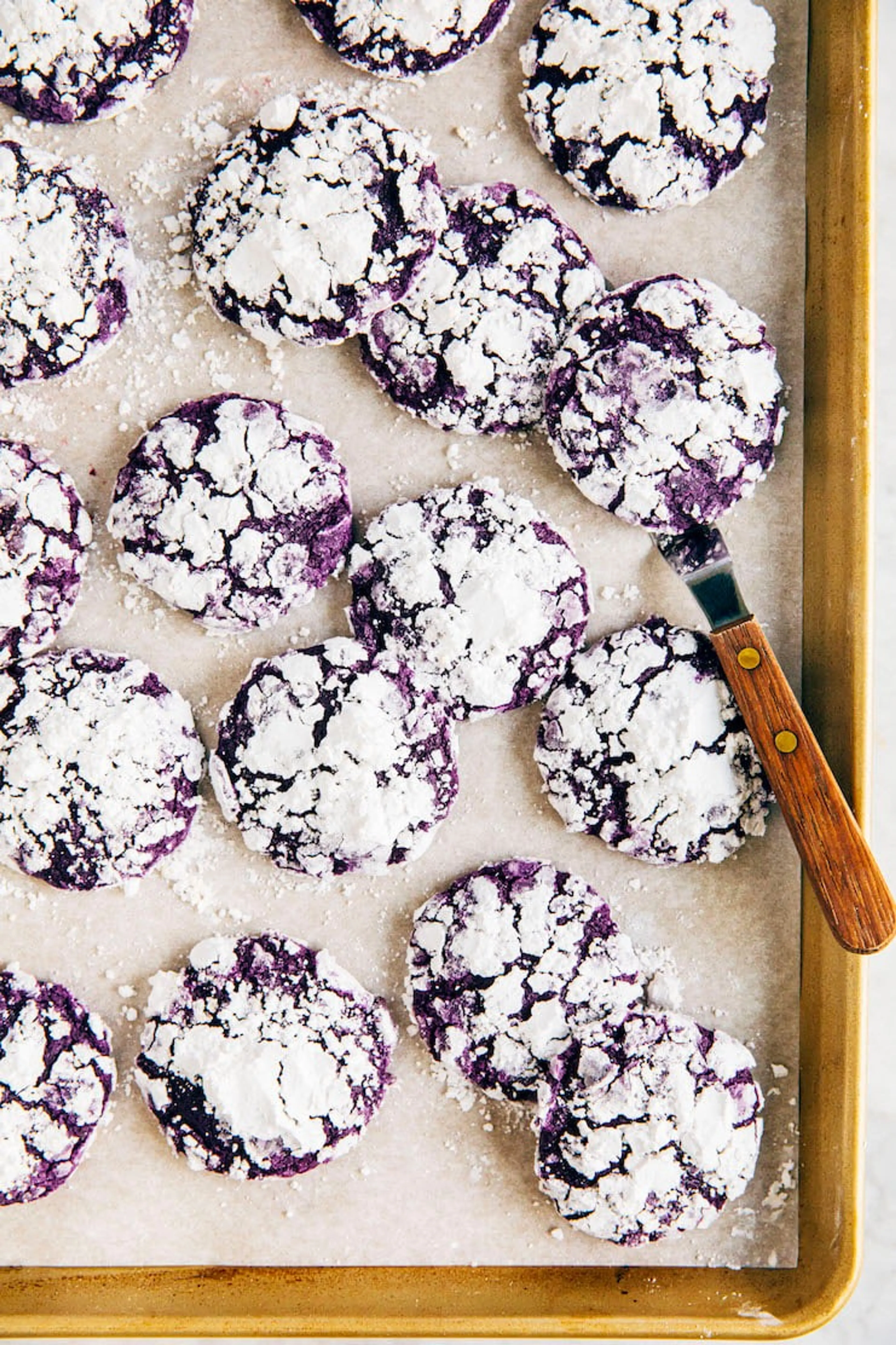 Ube Crinkle Cookies Recipe