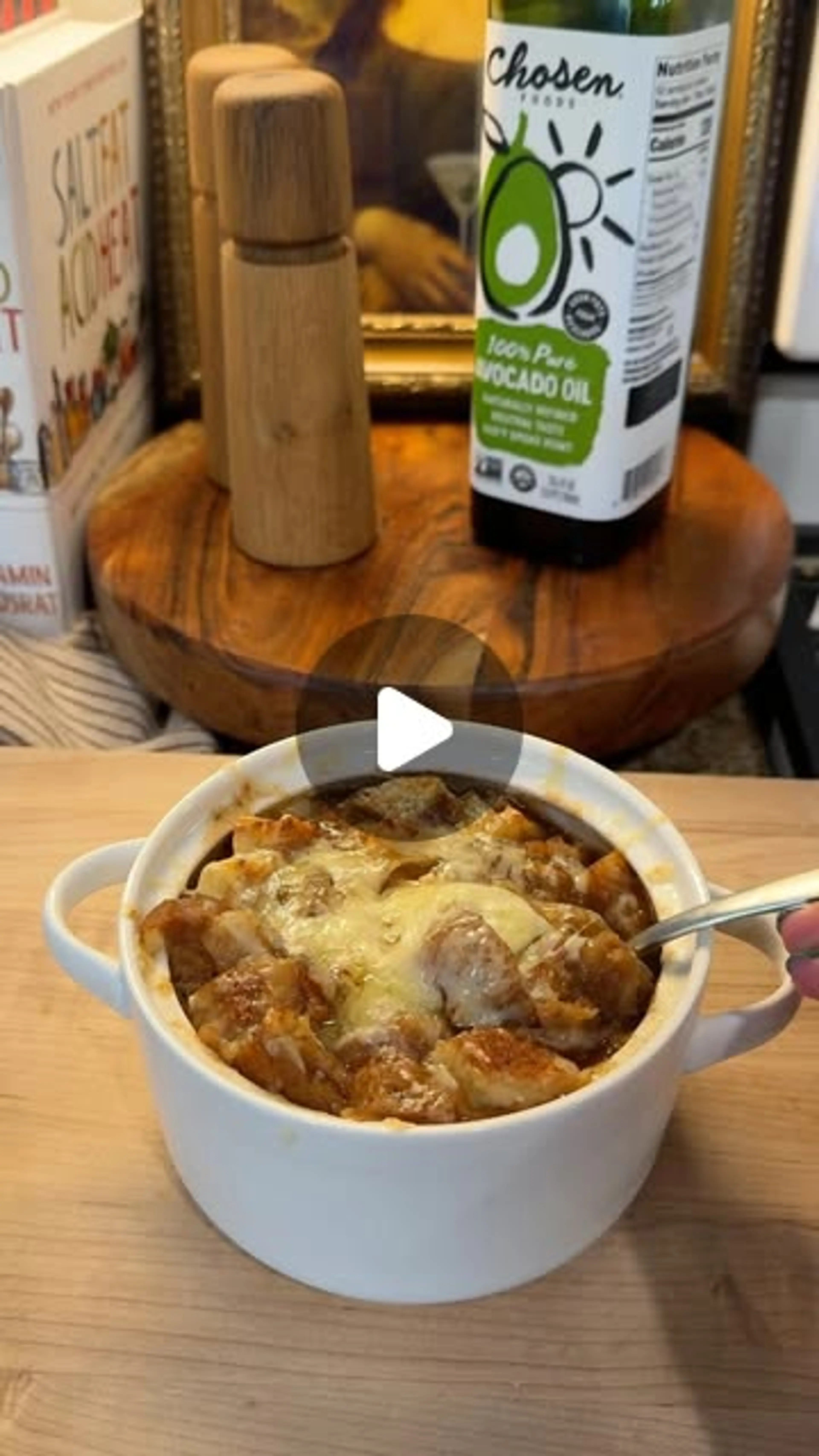 Soup Series Part 8: French Onion Soup Ft. @chosenfoods 100%