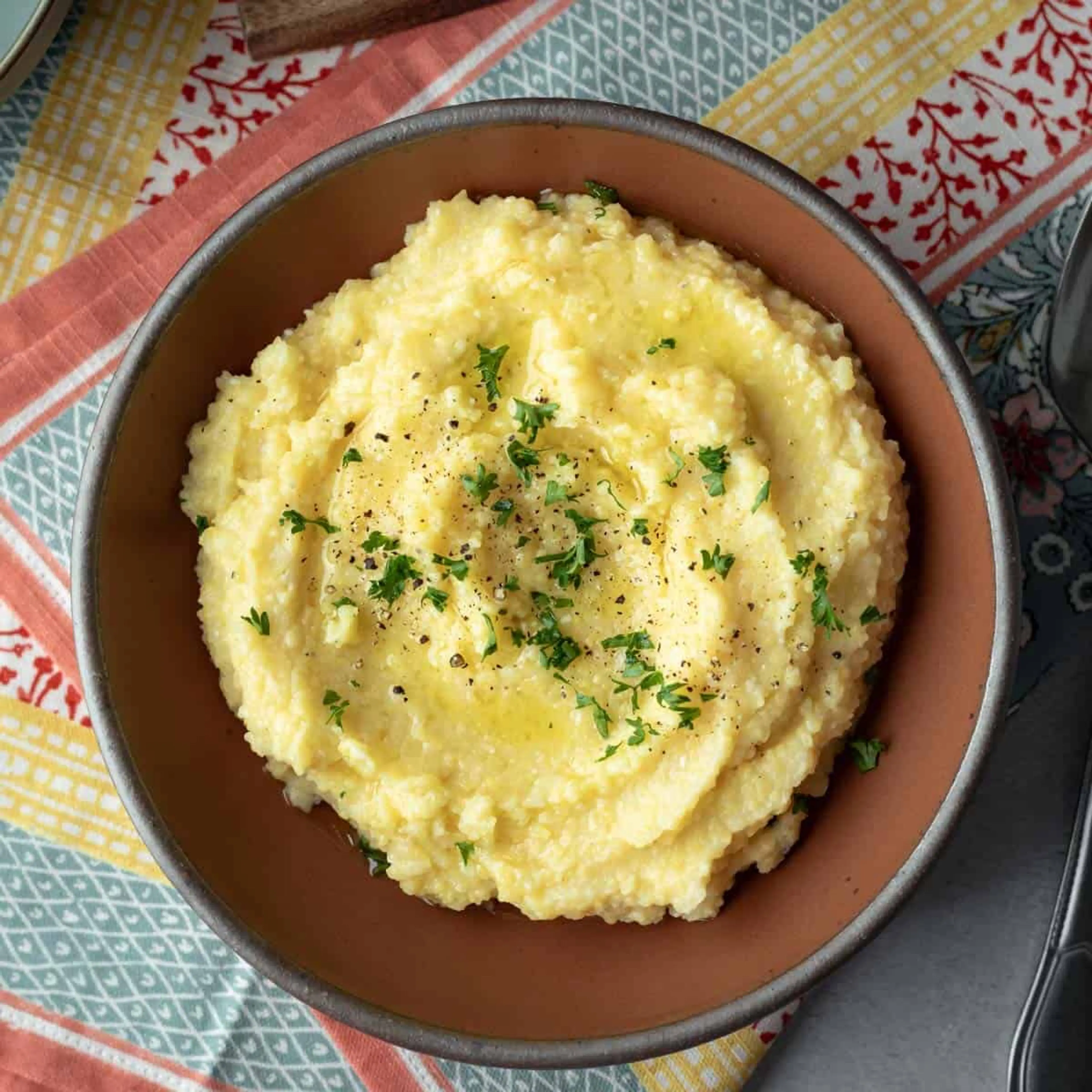 Slow Cooker Vegan Polenta