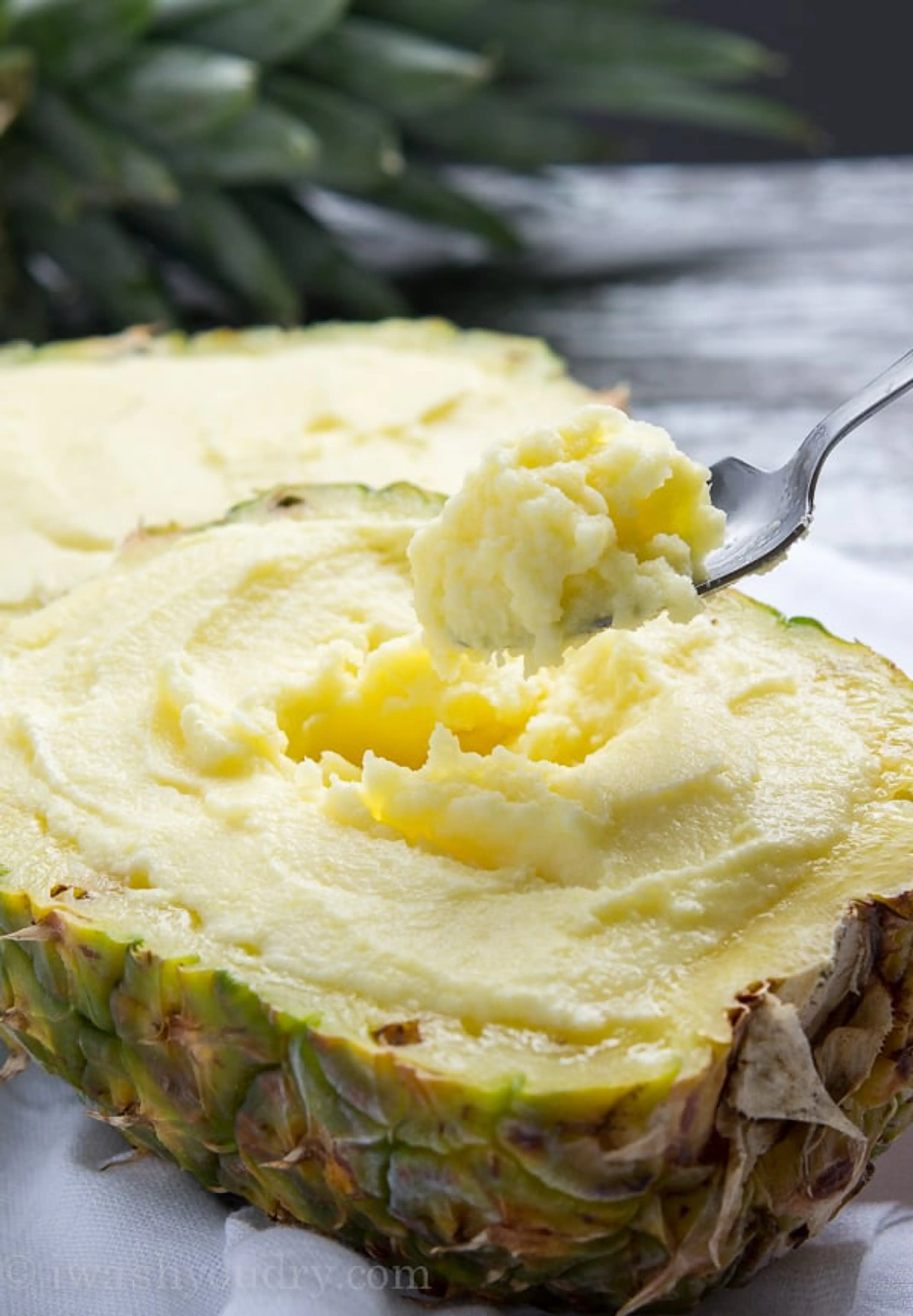 Creamy Pineapple Sorbet