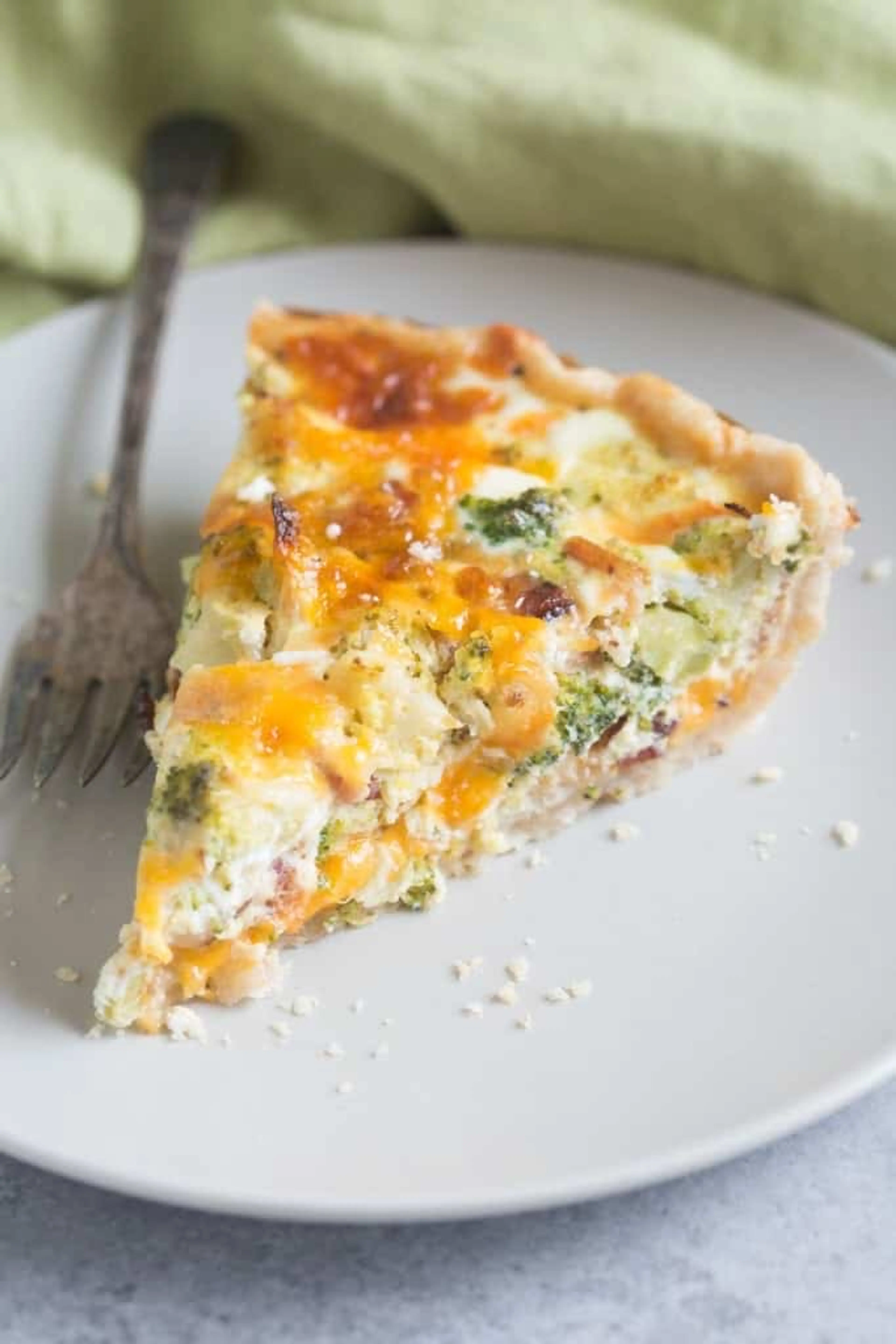 Broccoli Cheese Quiche