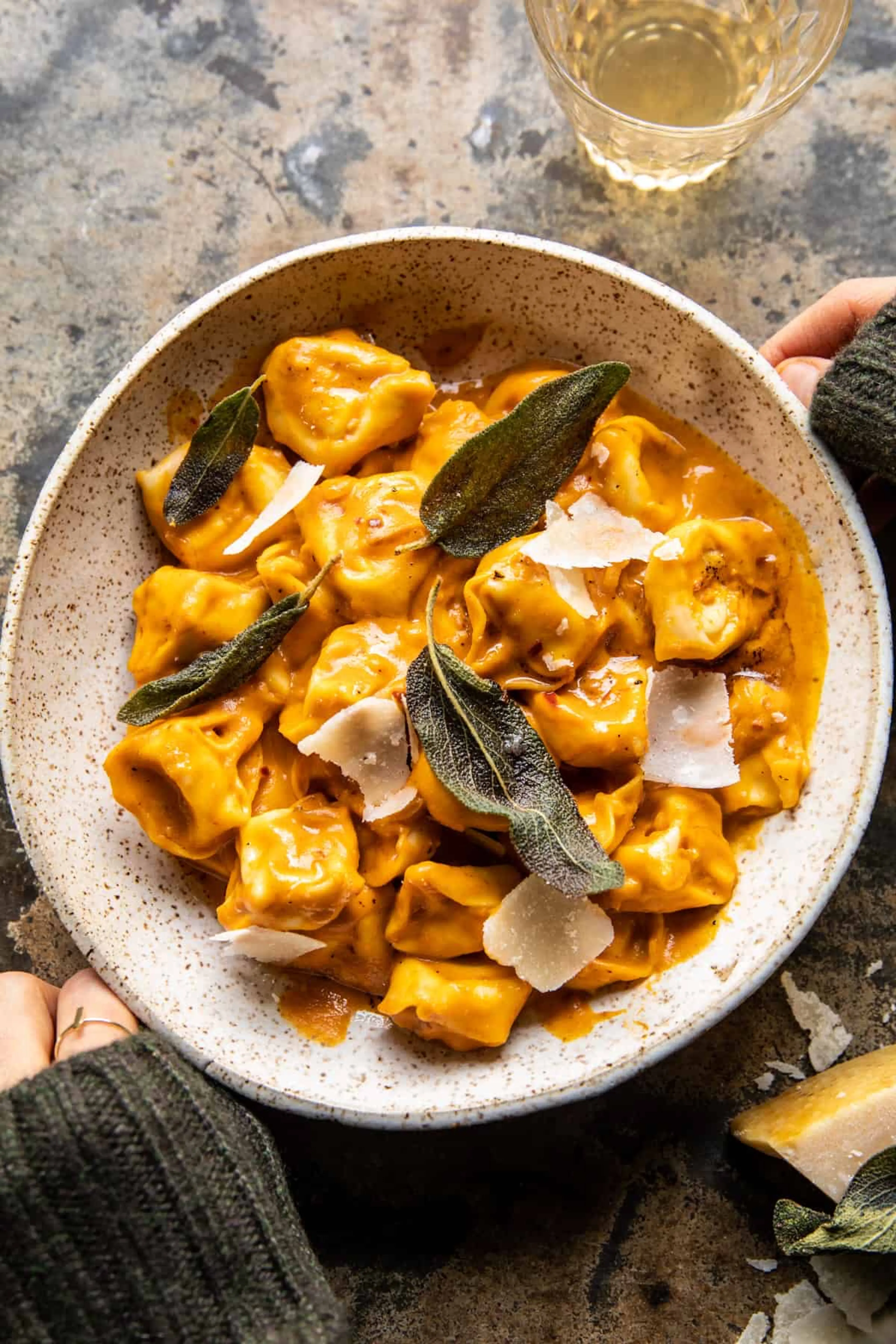 Brown Butter Pumpkin Alla Vodka Tortellini