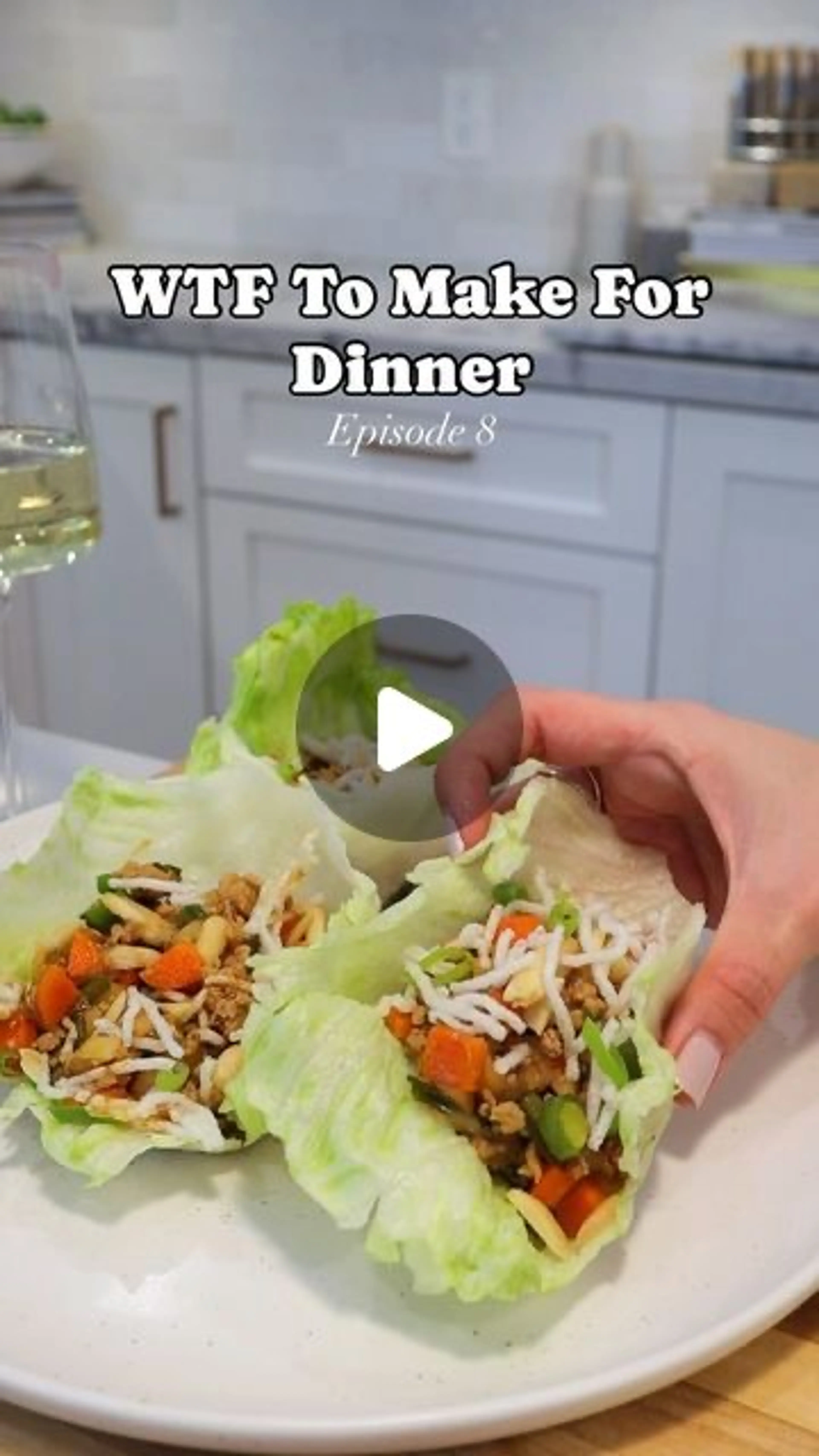 Chicken lettuce Wraps