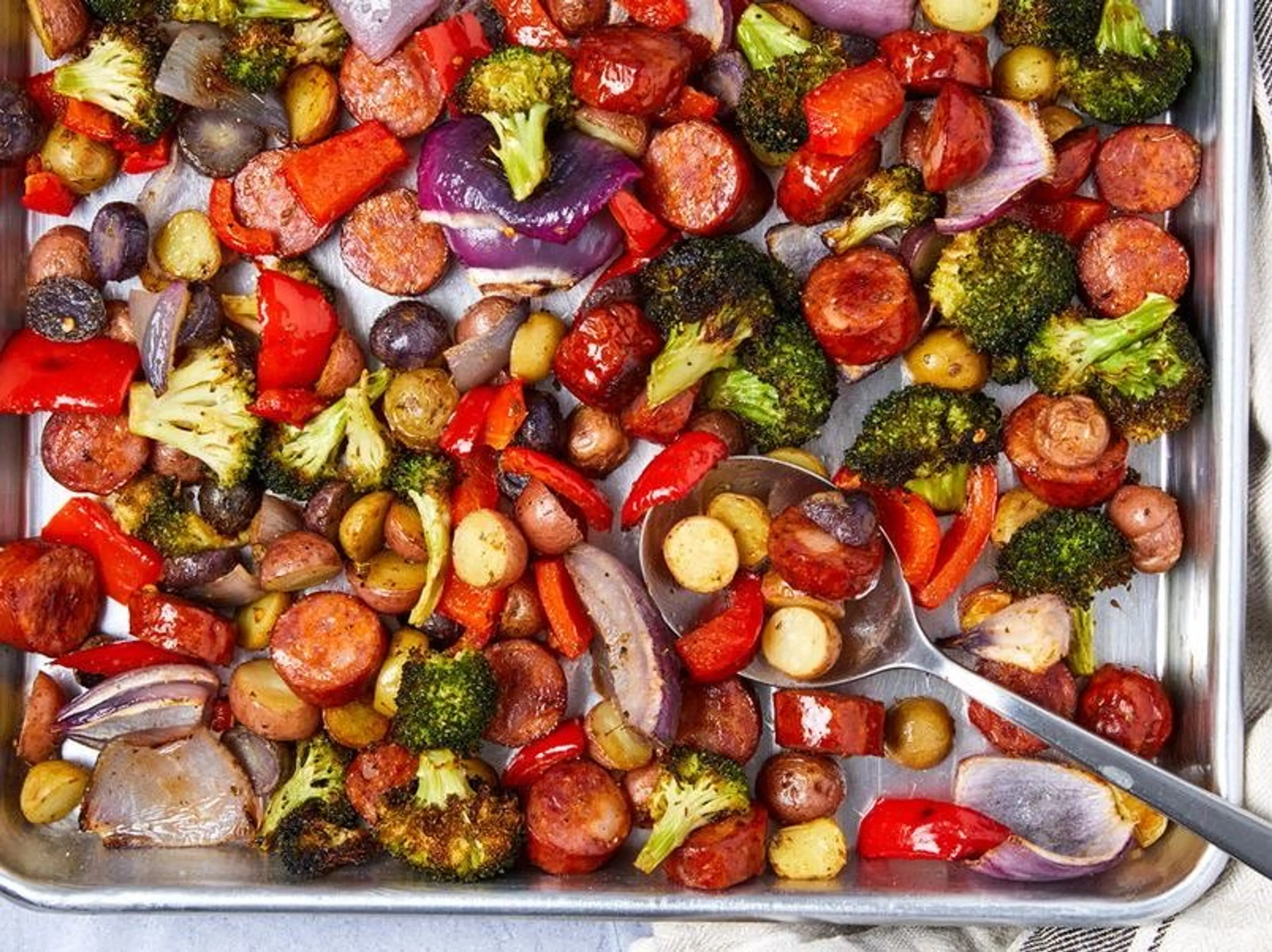 Sheet Pan Sausage & Vegetables