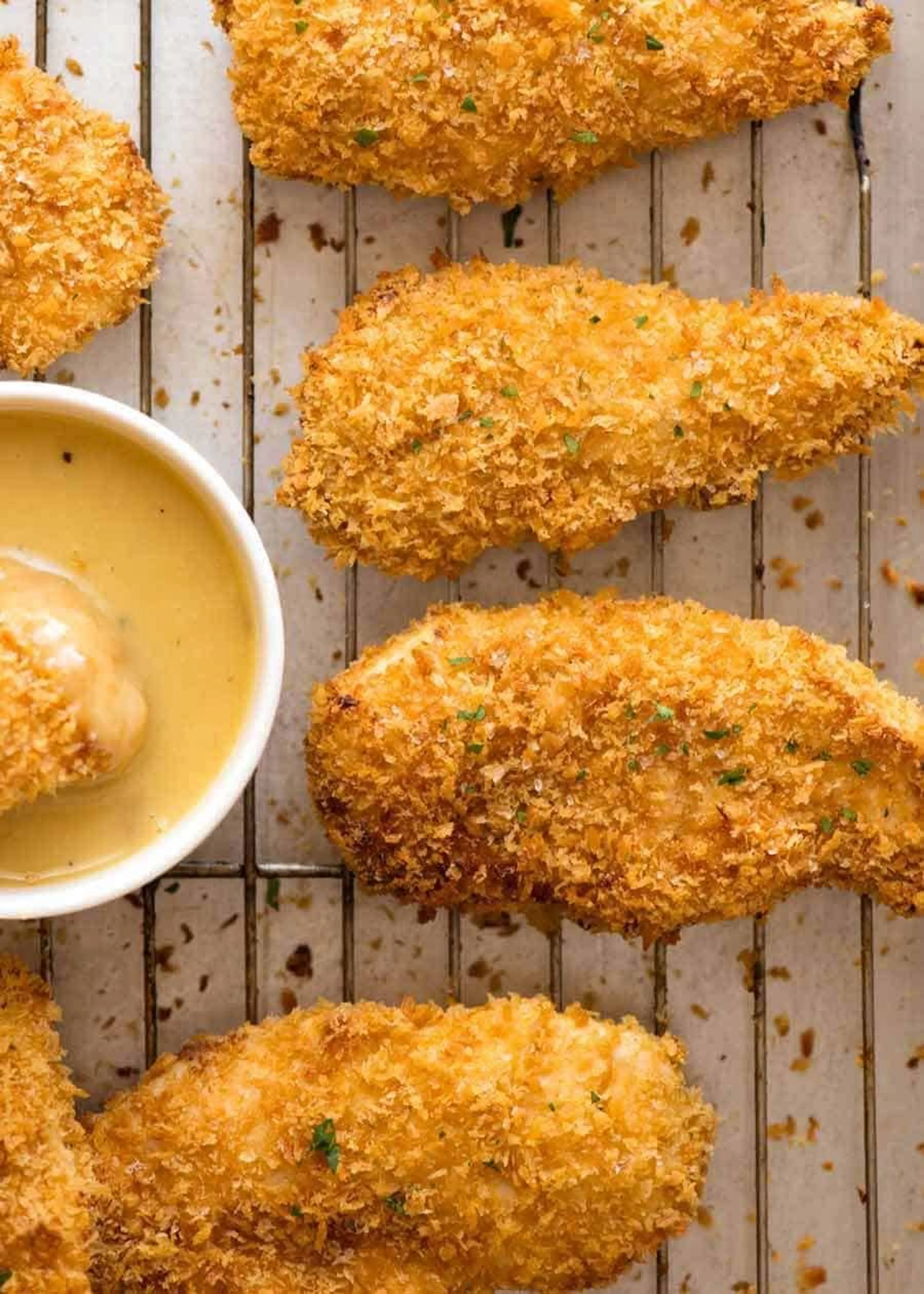 Crispy Oven Baked Chicken Tenders