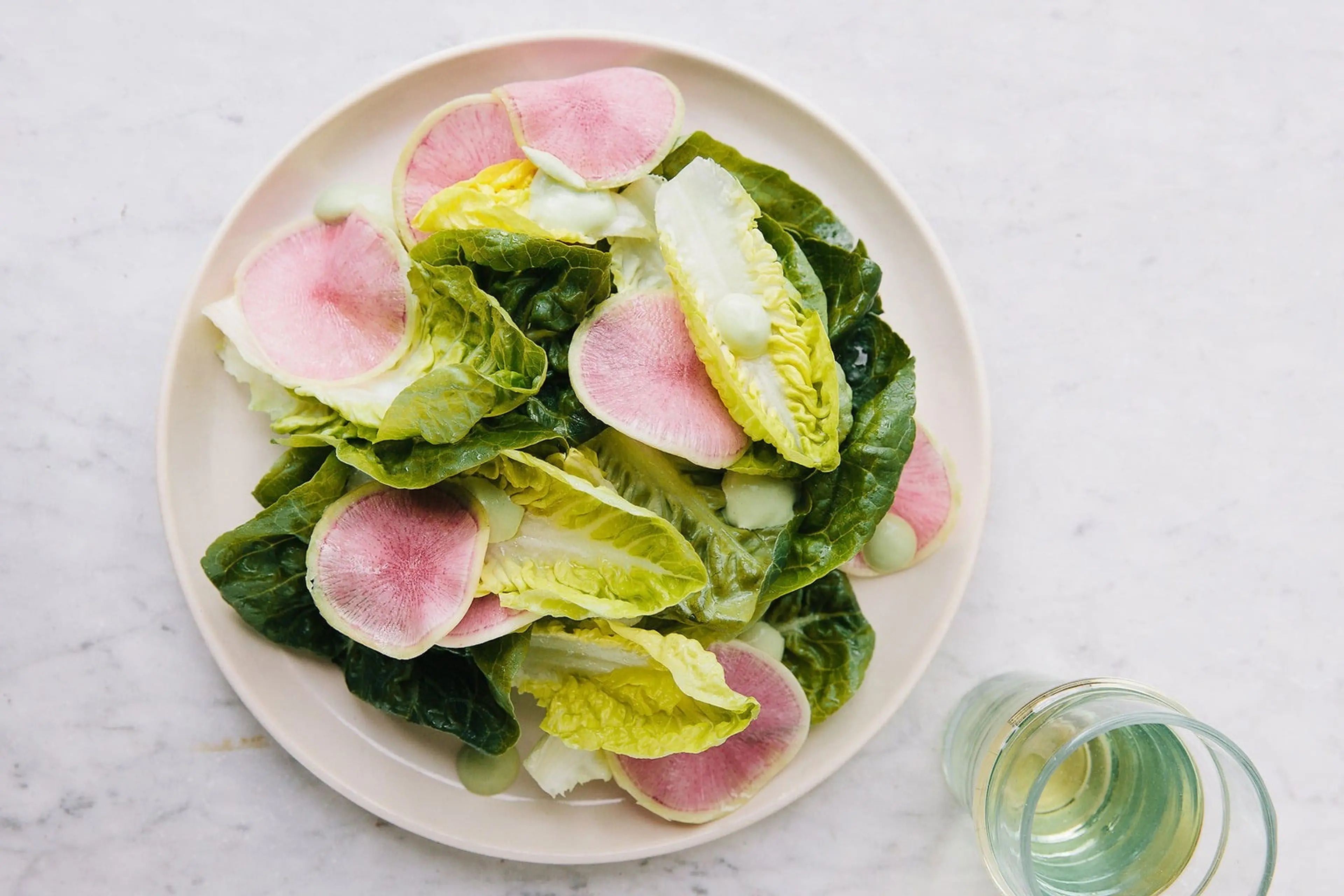 Little Gem Lettuce with Green Goddess Dressing