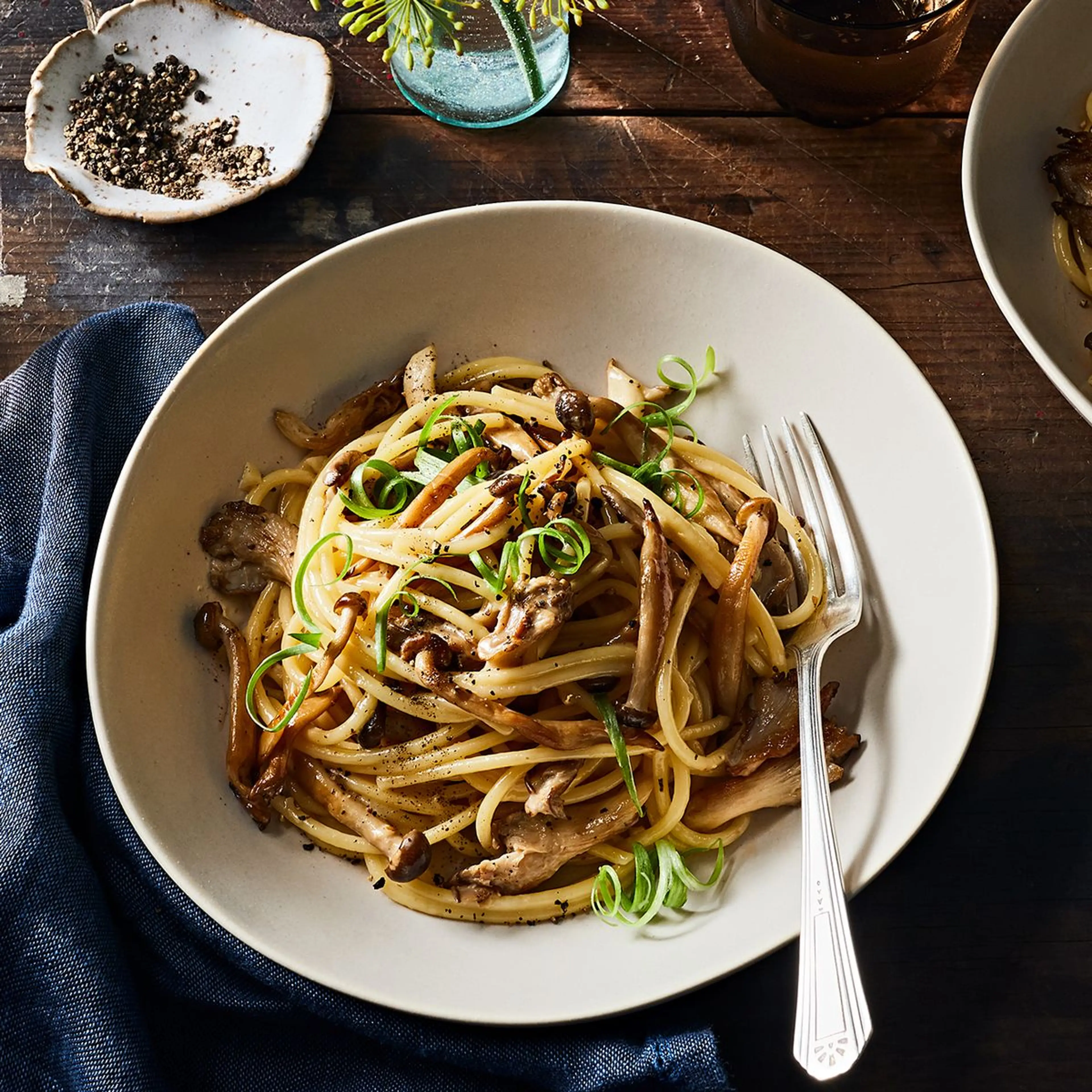 Miso-Mushroom Pasta