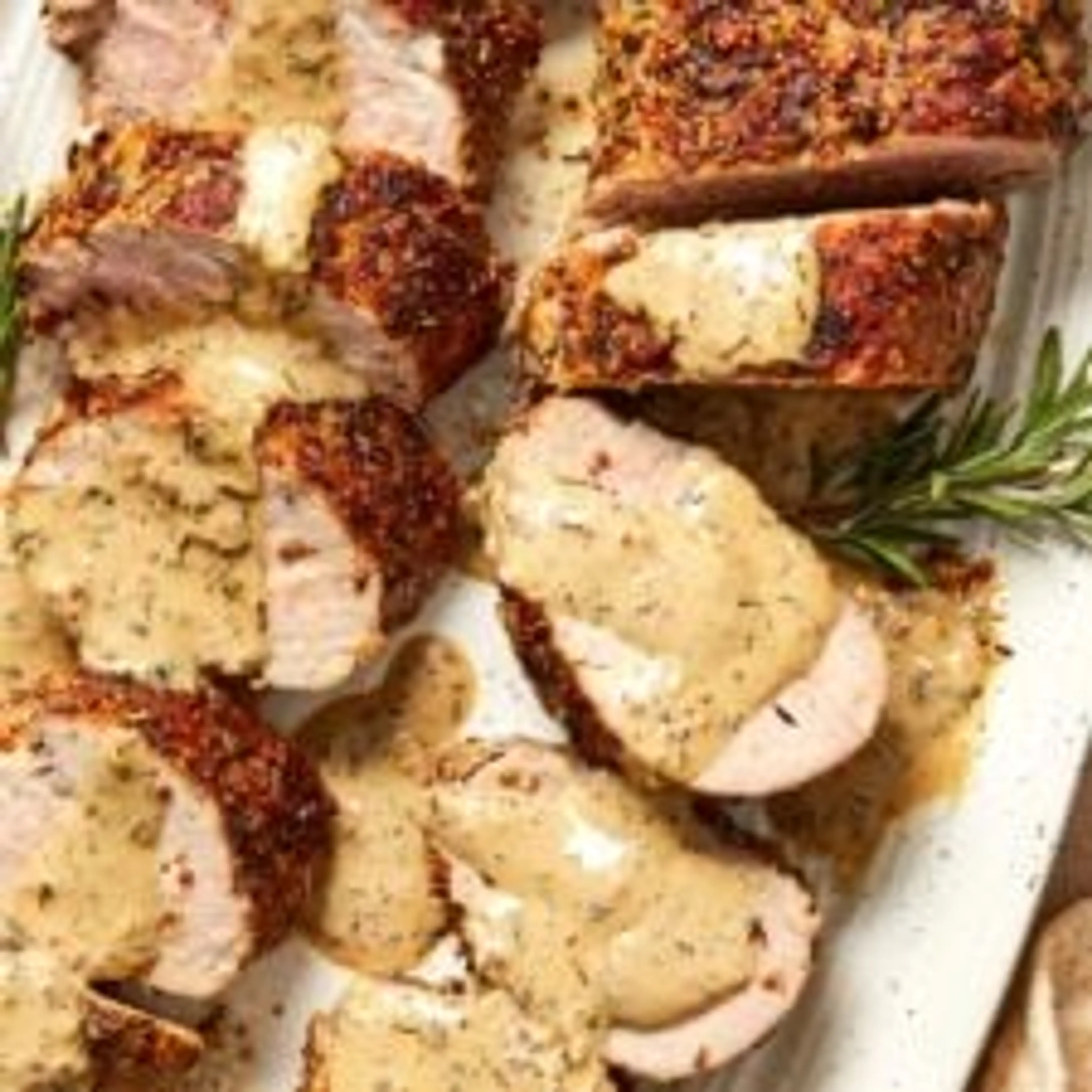 Best-Ever Pork Tenderloin with Dijon Cream Sauce