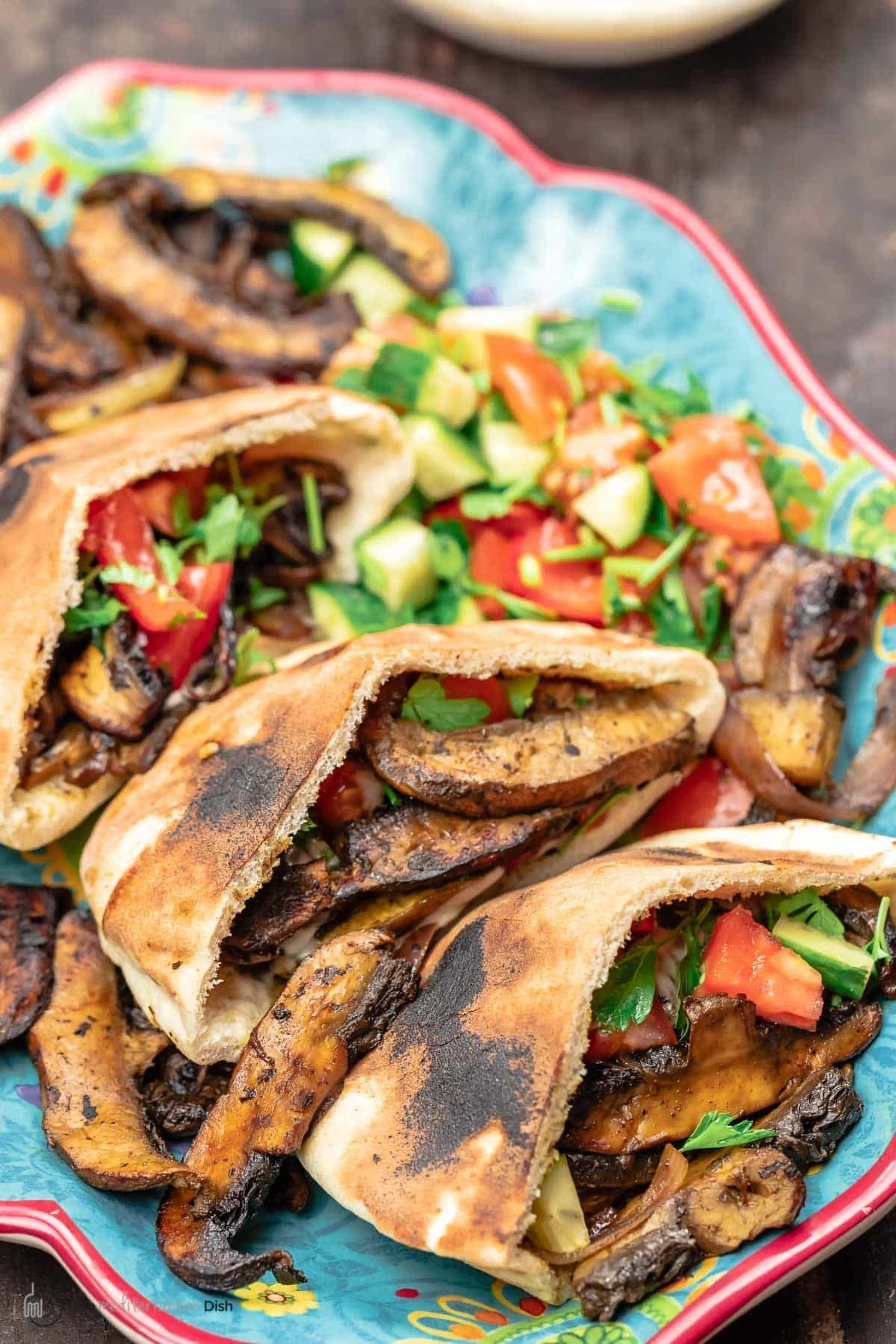 Vegan Mushroom Shawarma Recipe with Tahini