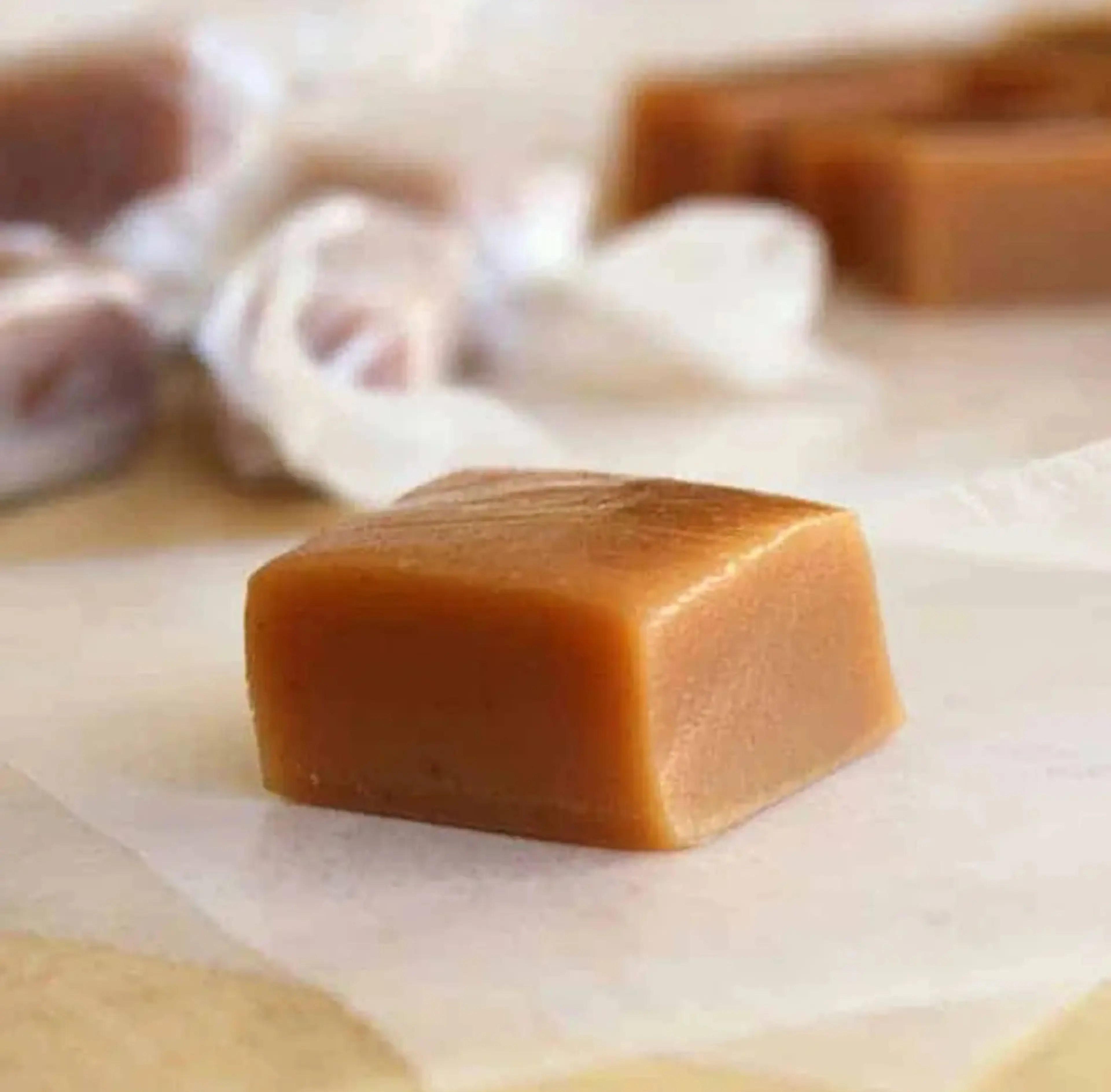 Chewy Salted Caramels (without Corn Syrup)