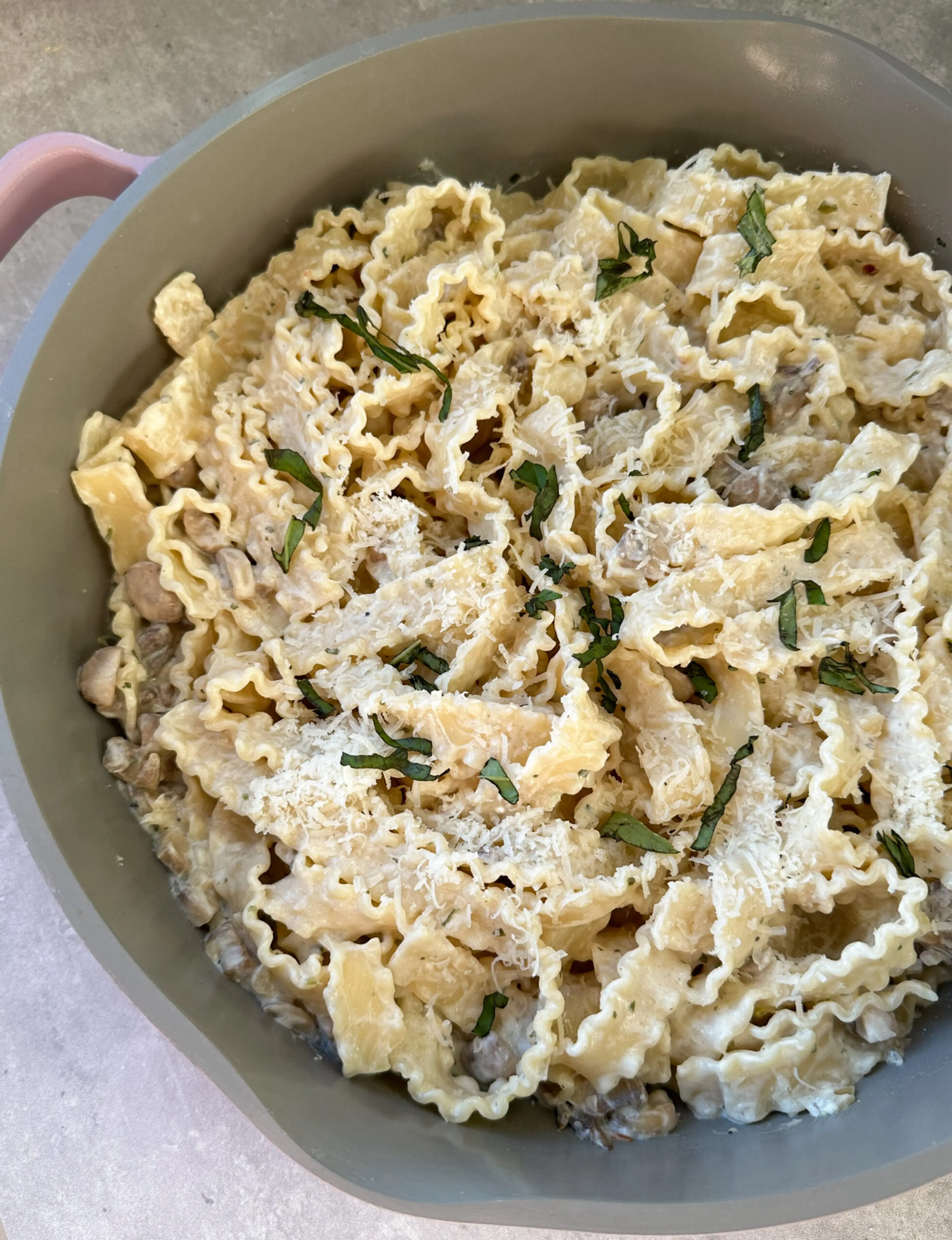 Mushroom & Boursin Pasta