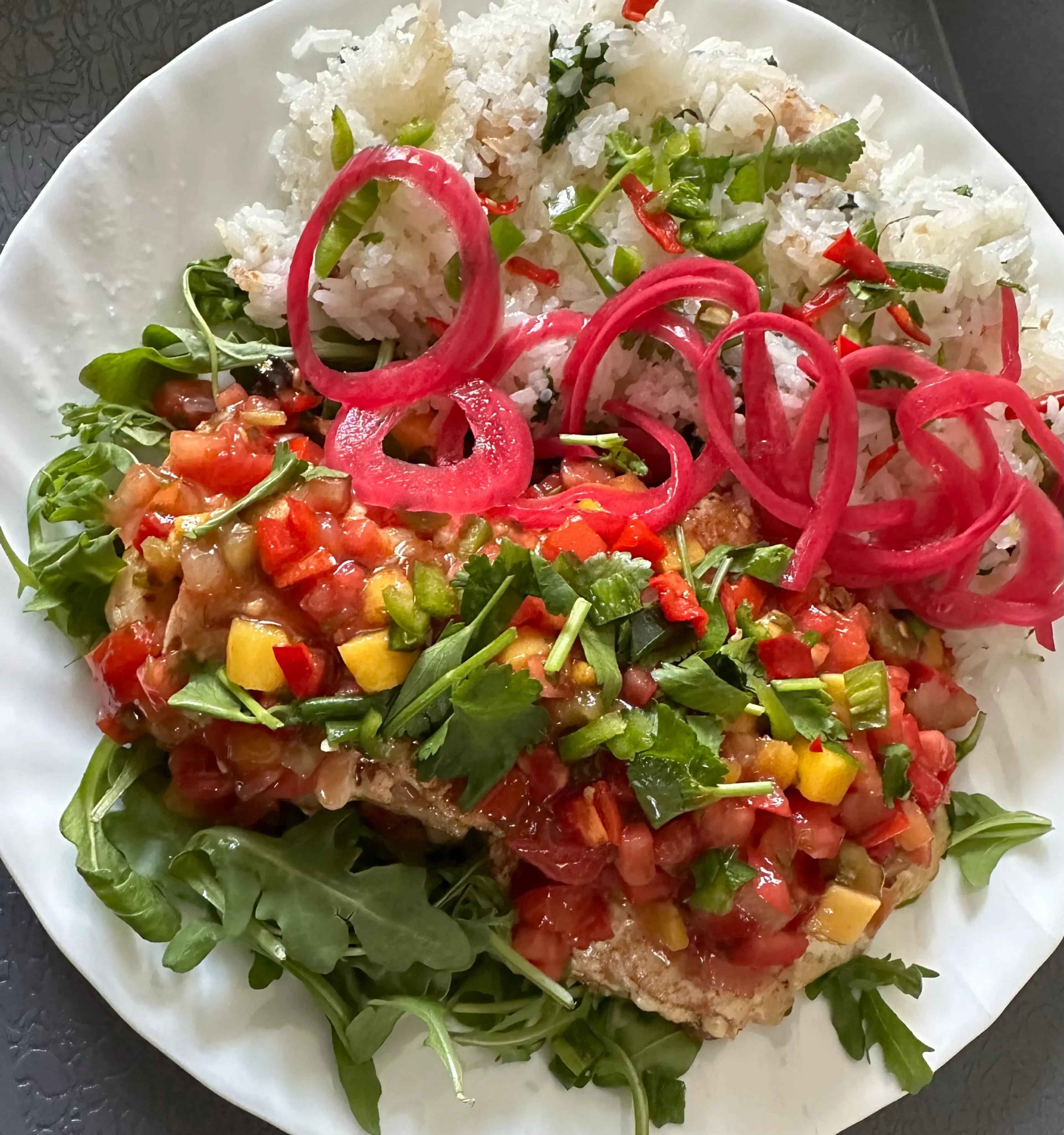 Mango Salsa Rockfish