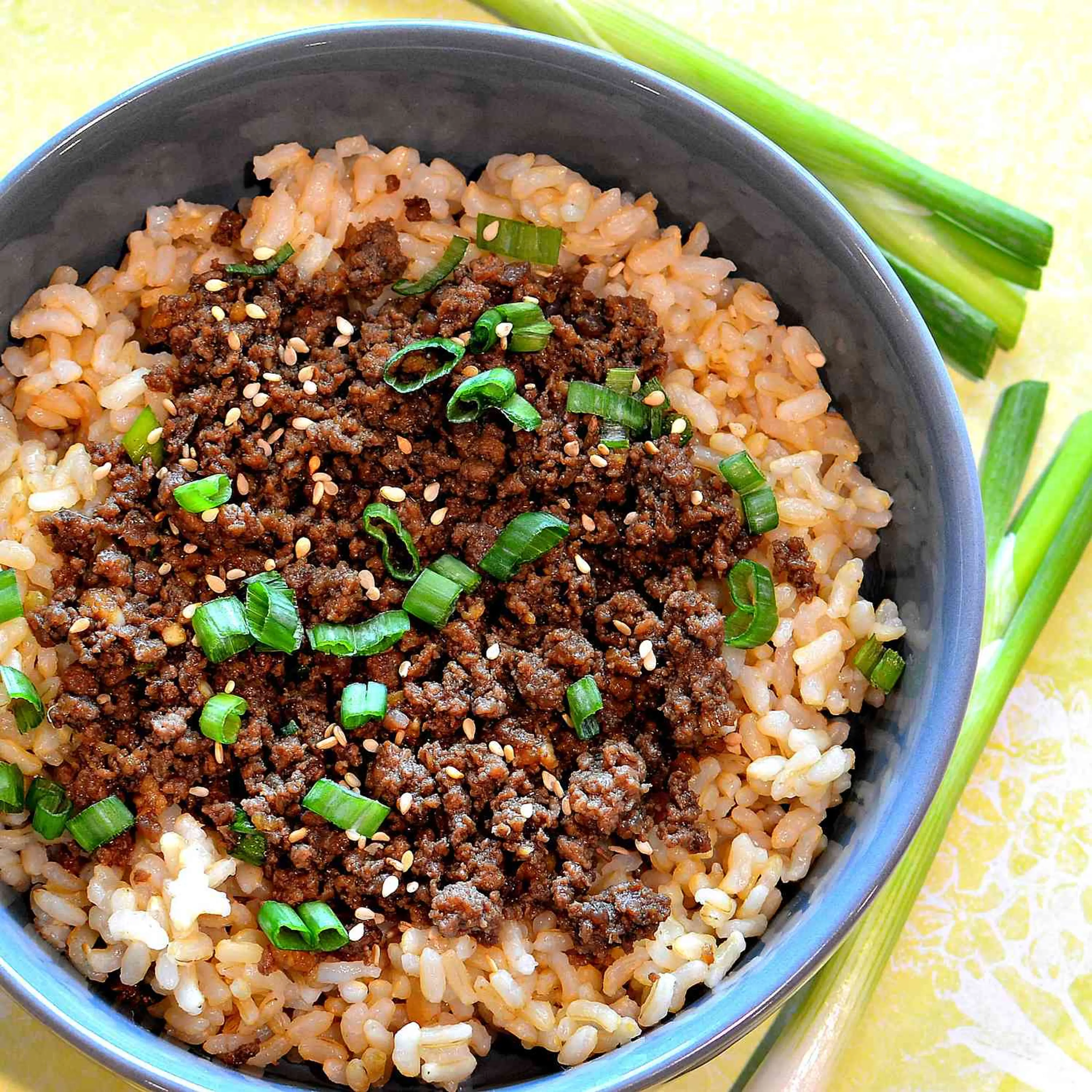 Korean Ground Beef Bowl