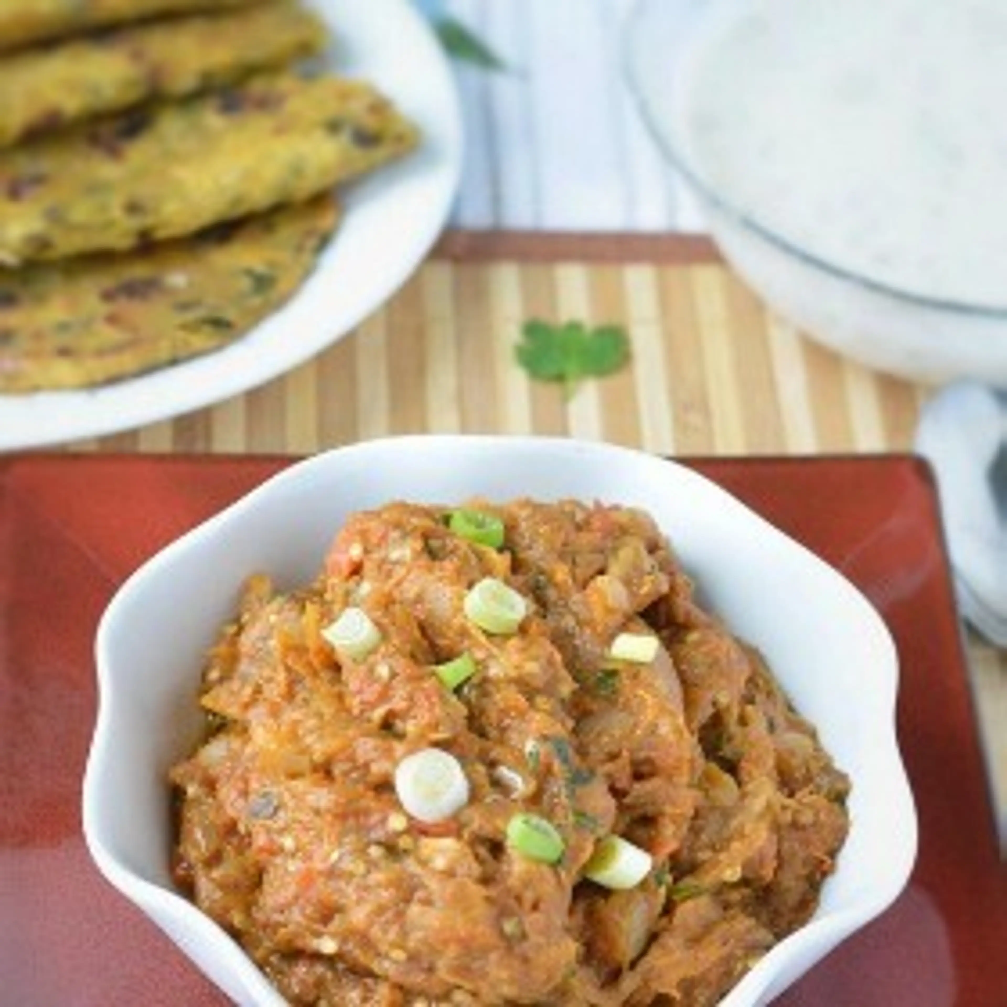 BAIGAN BHARTA – MASHED EGGPLANT