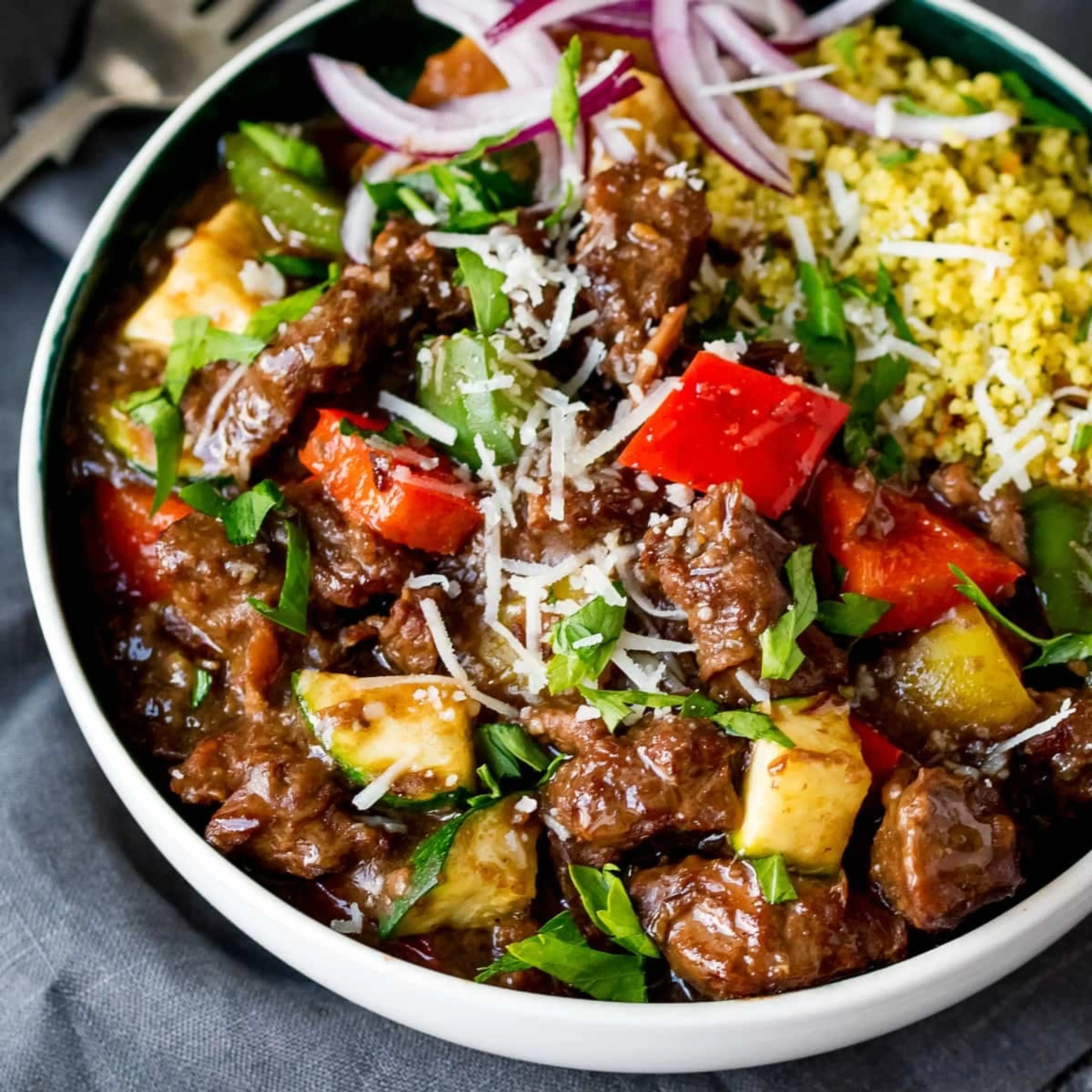 Slow Cooked SUMMER Beef Casserole