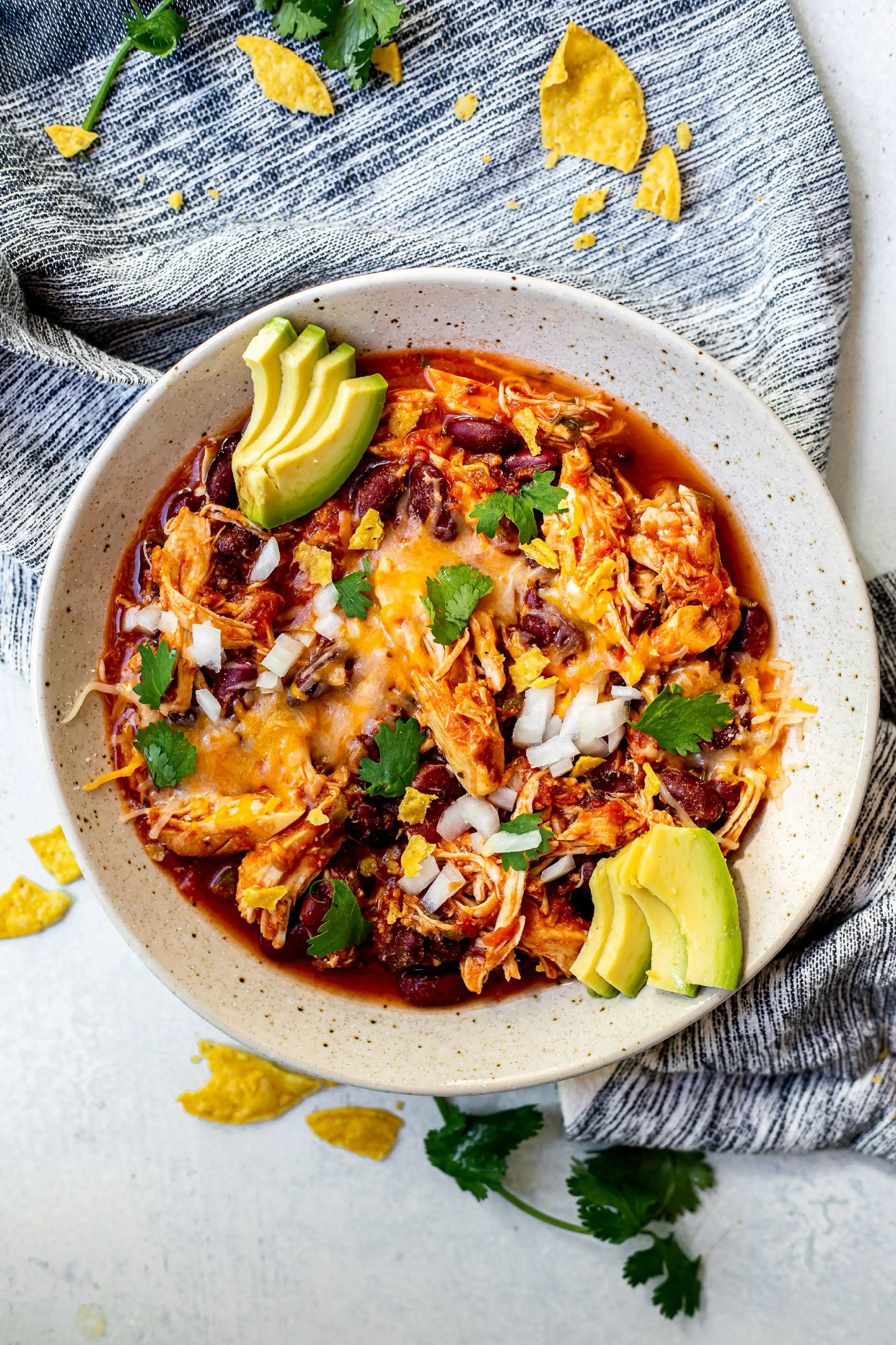Easy Slow Cooker Chicken Chili (Dump and Go)